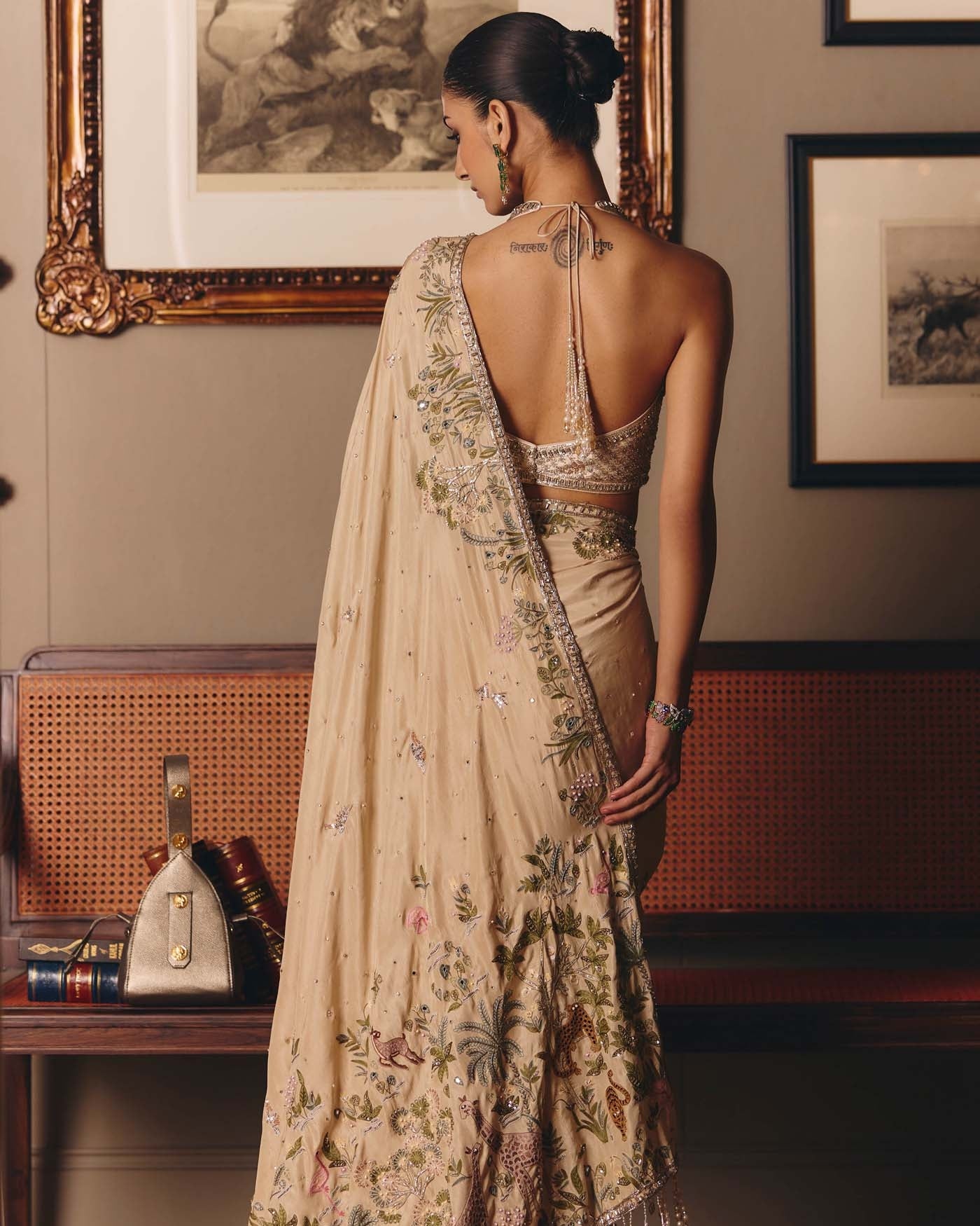 The Story Of Masai Mulberry Silk Sari