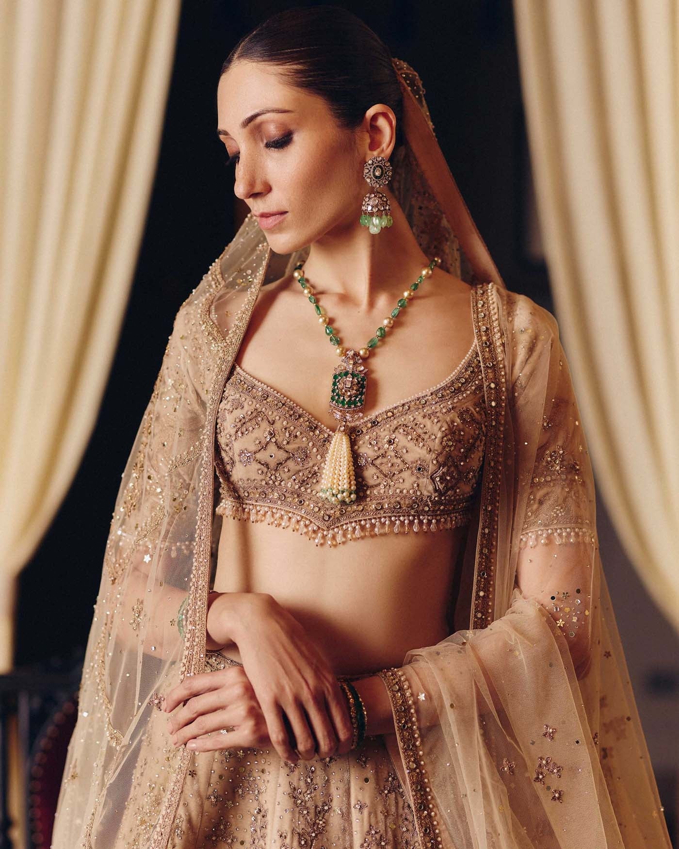 The Dripping Gold Tara Lehenga