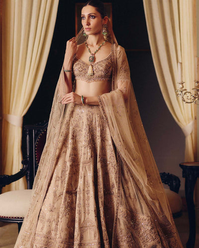 The Dripping Gold Tara Lehenga