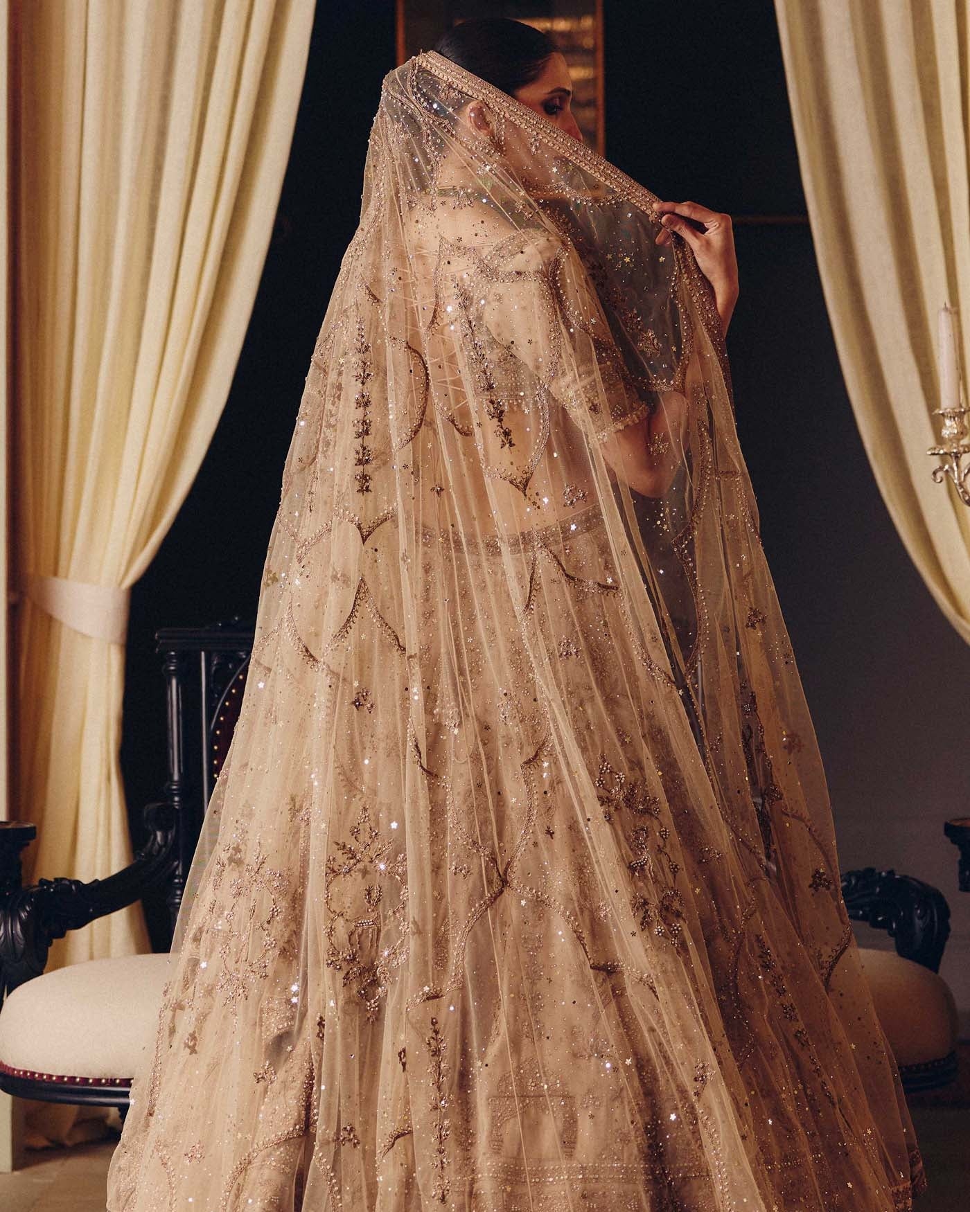 The Dripping Gold Tara Lehenga