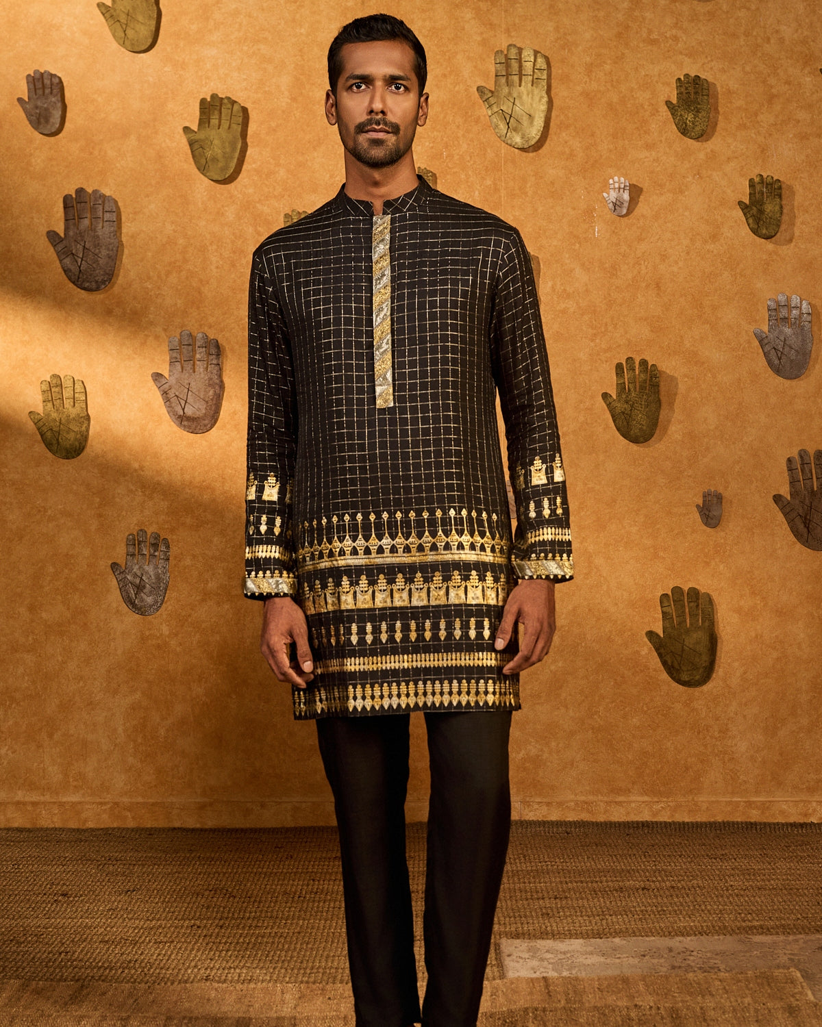 Black Midas Touch Kurta Set