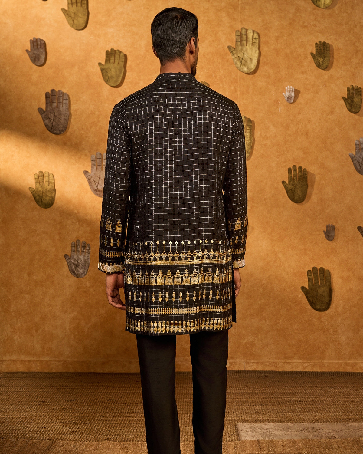 Black Midas Touch Kurta Set