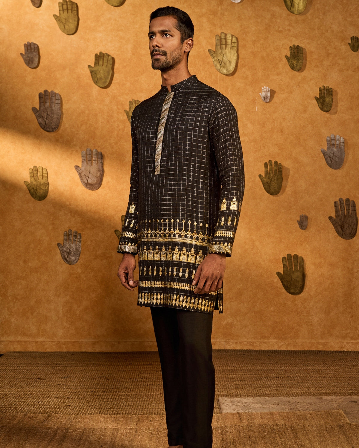 Black Midas Touch Kurta Set