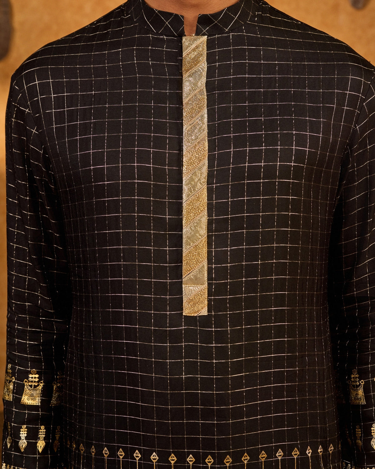 Black Midas Touch Kurta Set