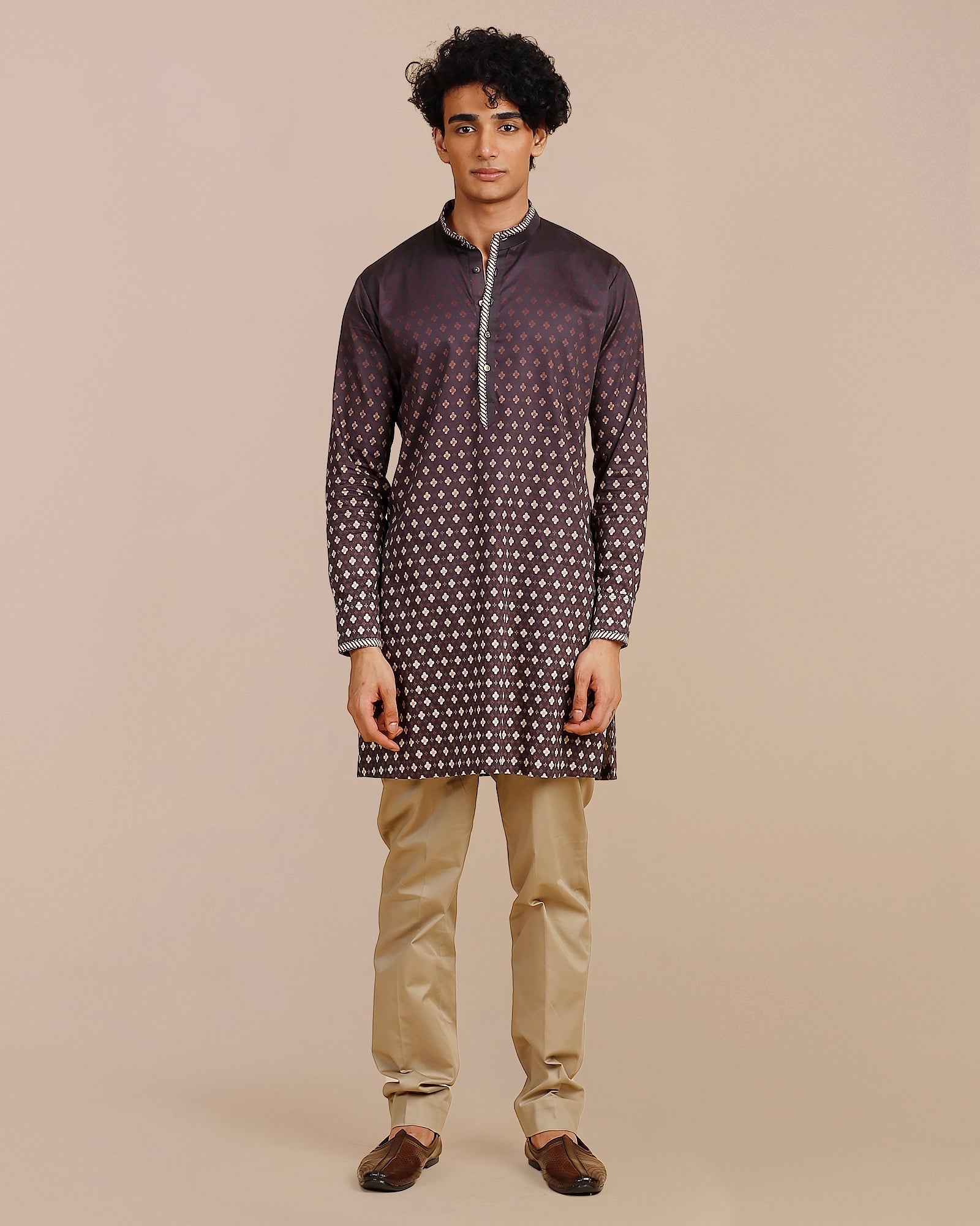 Navy Blue Kurta