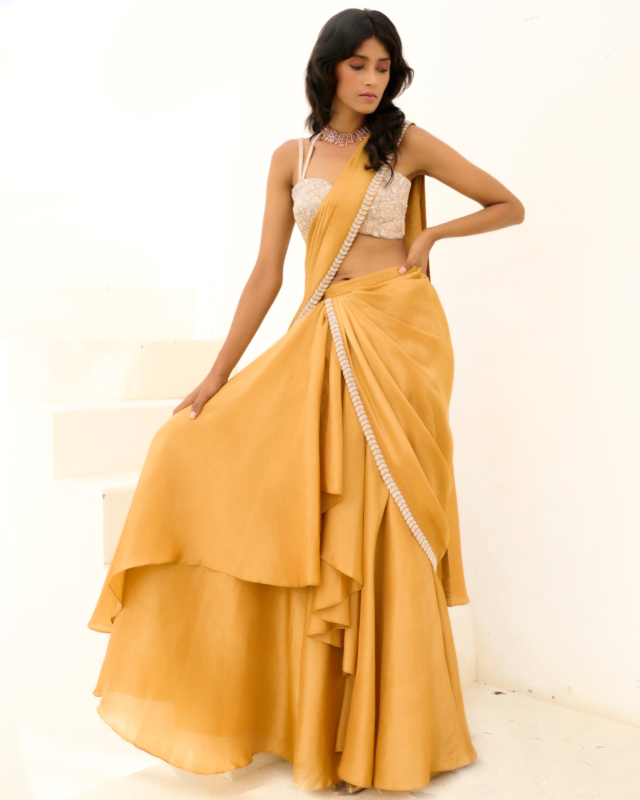 Manya Pre-Drape Sari