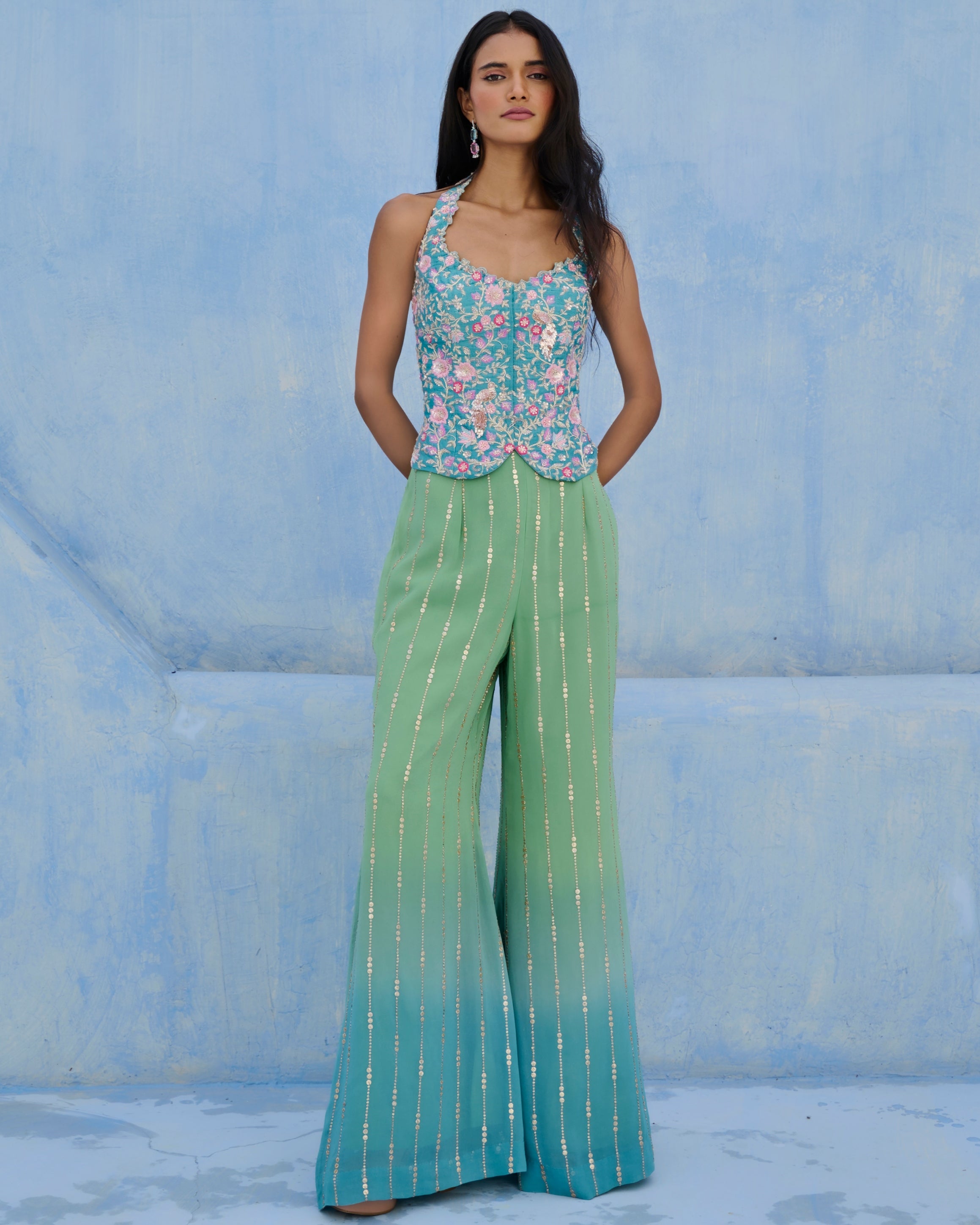 Zeenat Flared Pants Set