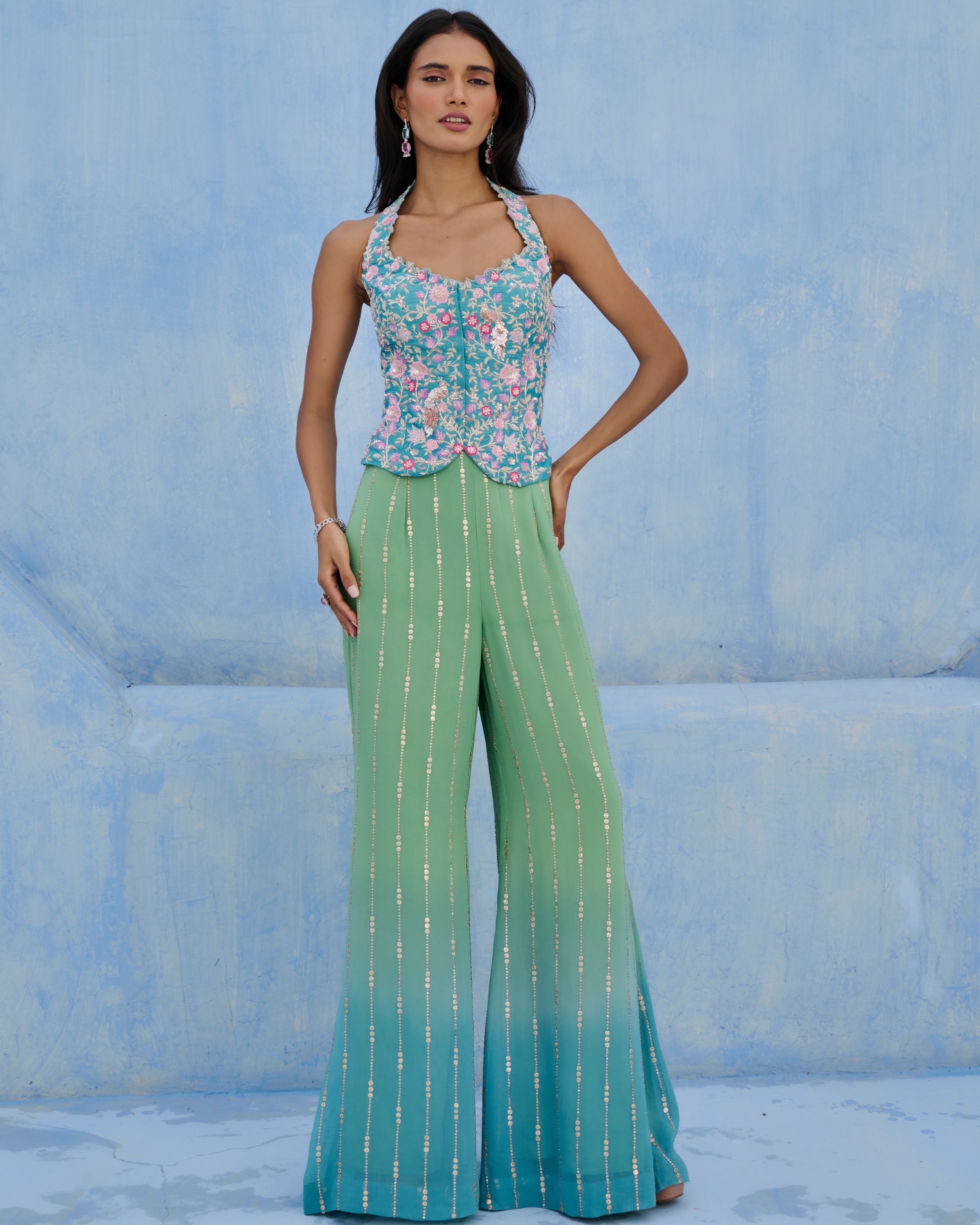 Zeenat Flared Pants Set