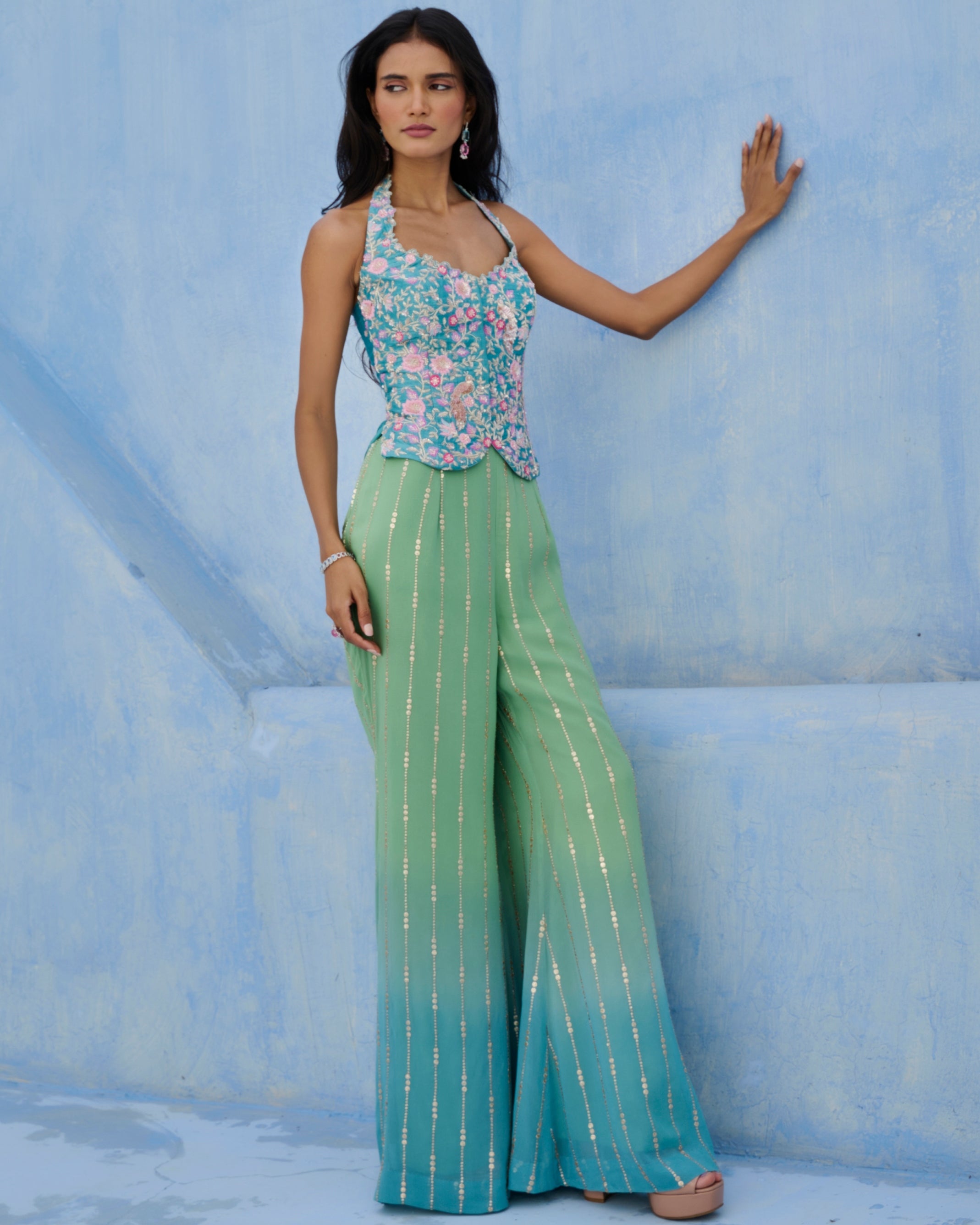 Zeenat Flared Pants Set