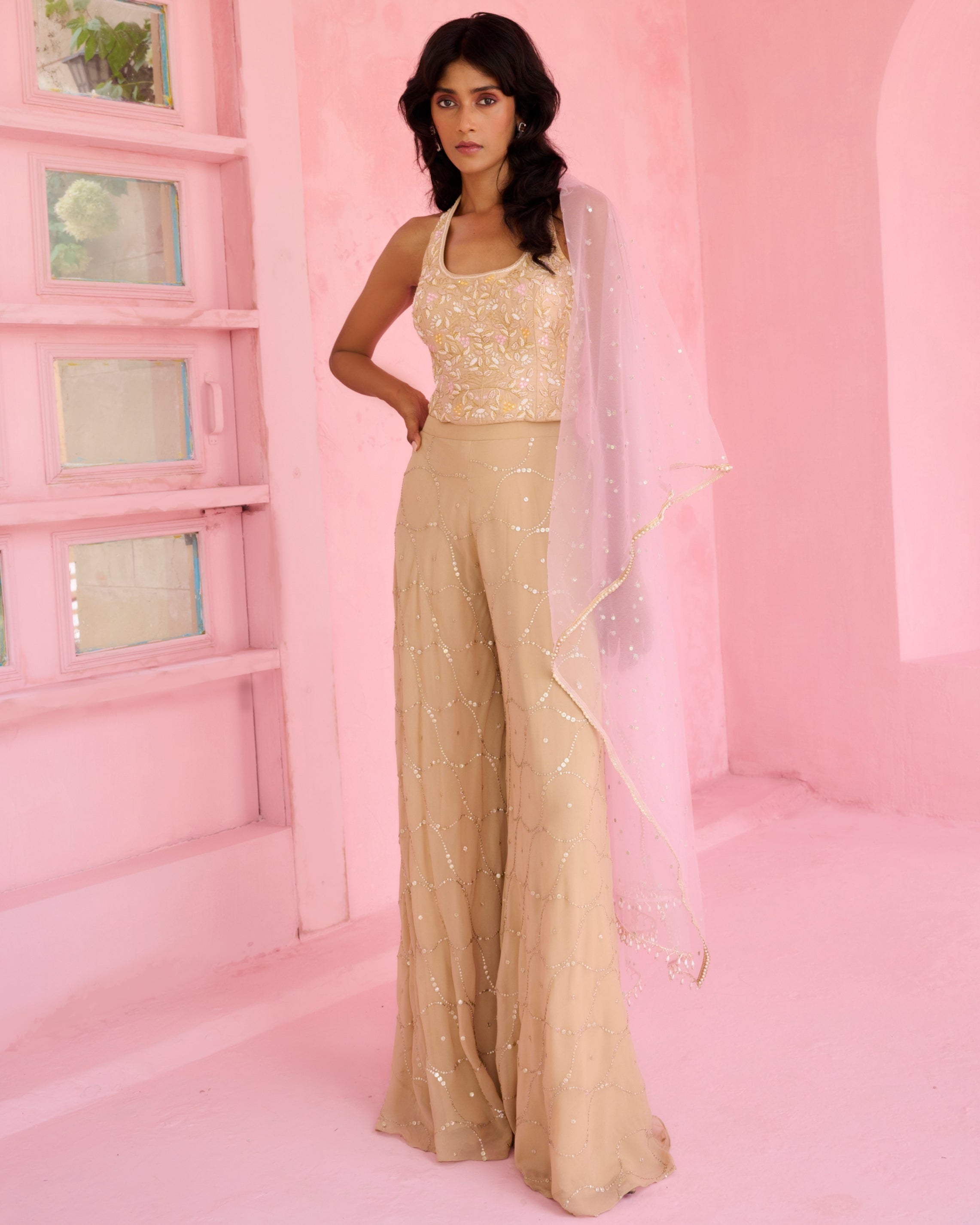 Riz Flared Pants Set