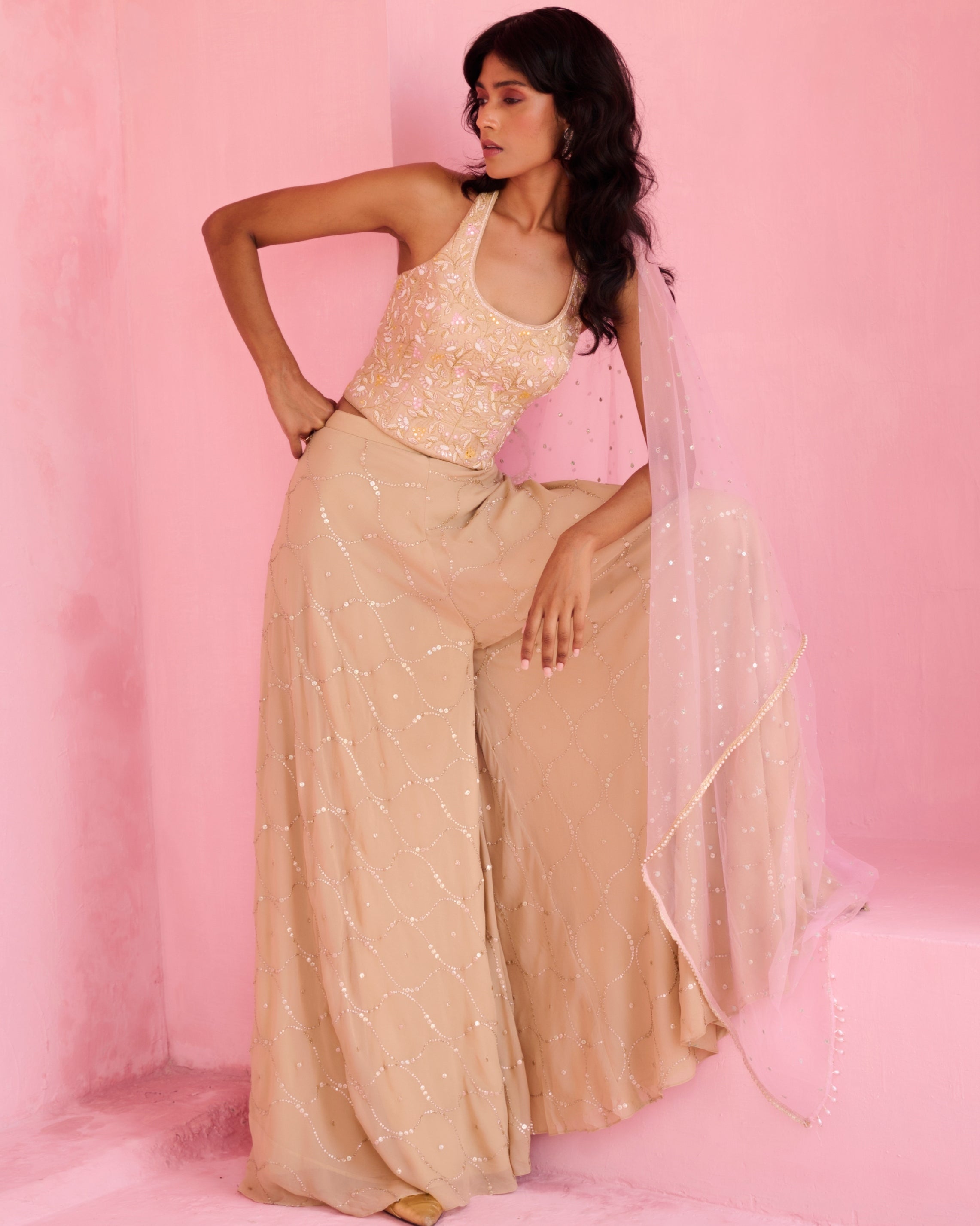 Riz Flared Pants Set