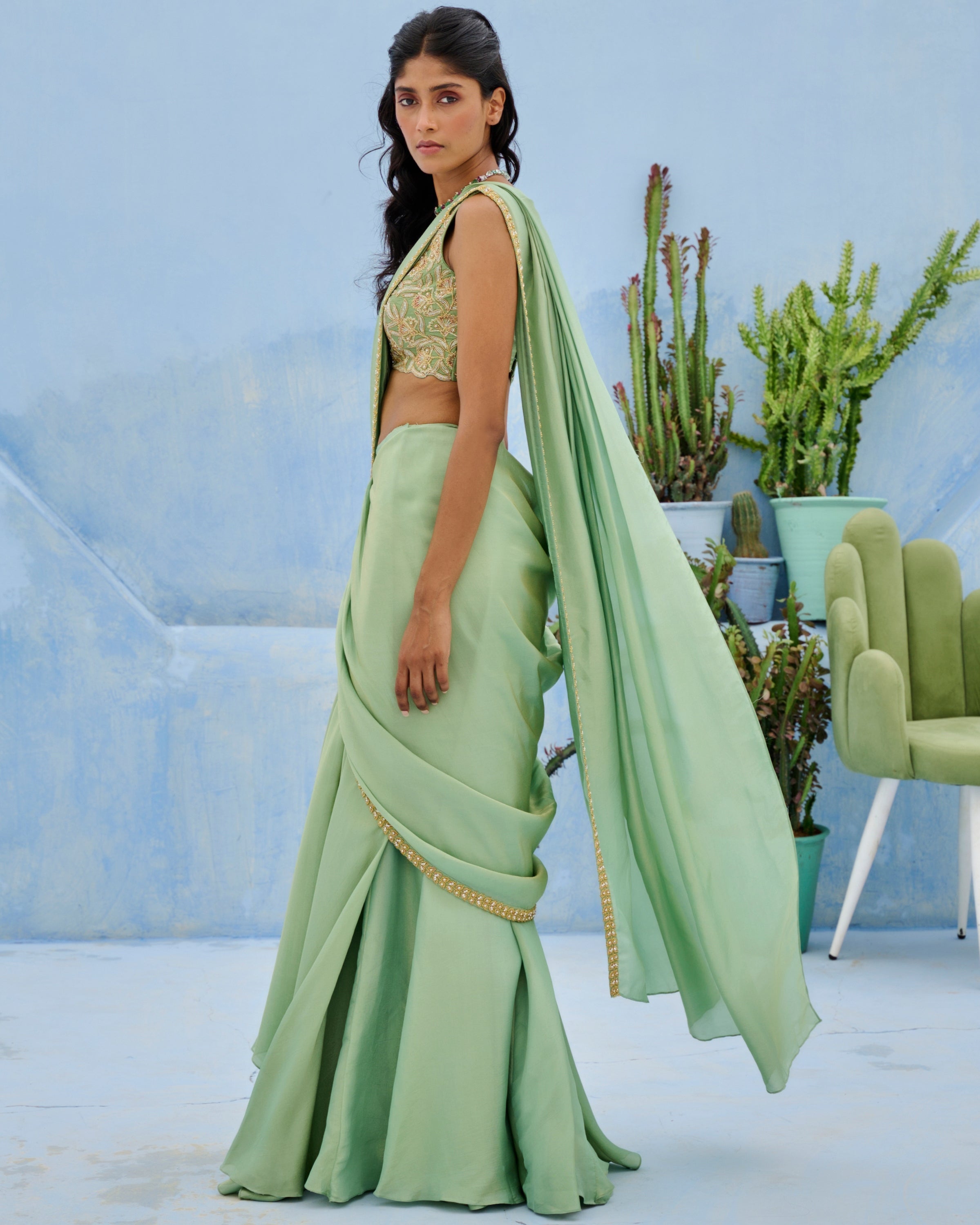 Haseen Pre-Drape Sari