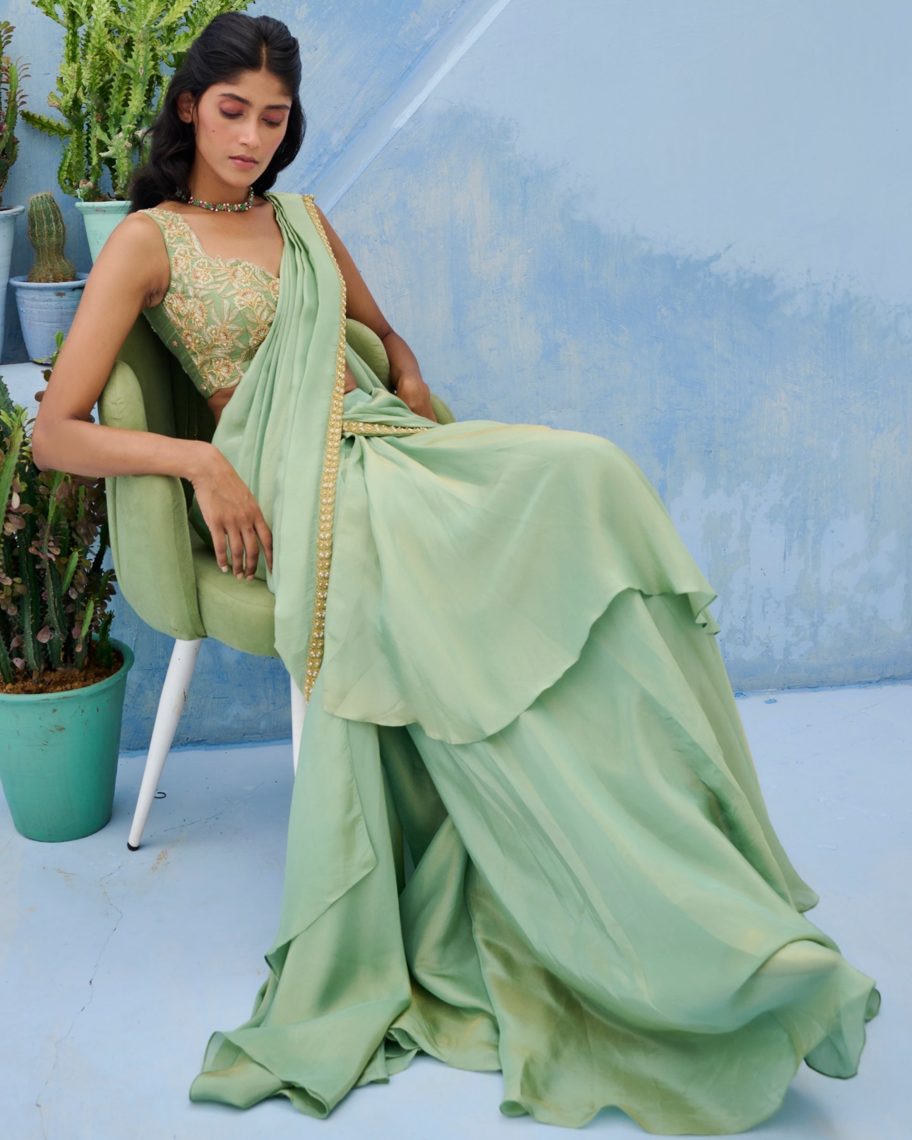 Haseen Pre-Drape Sari