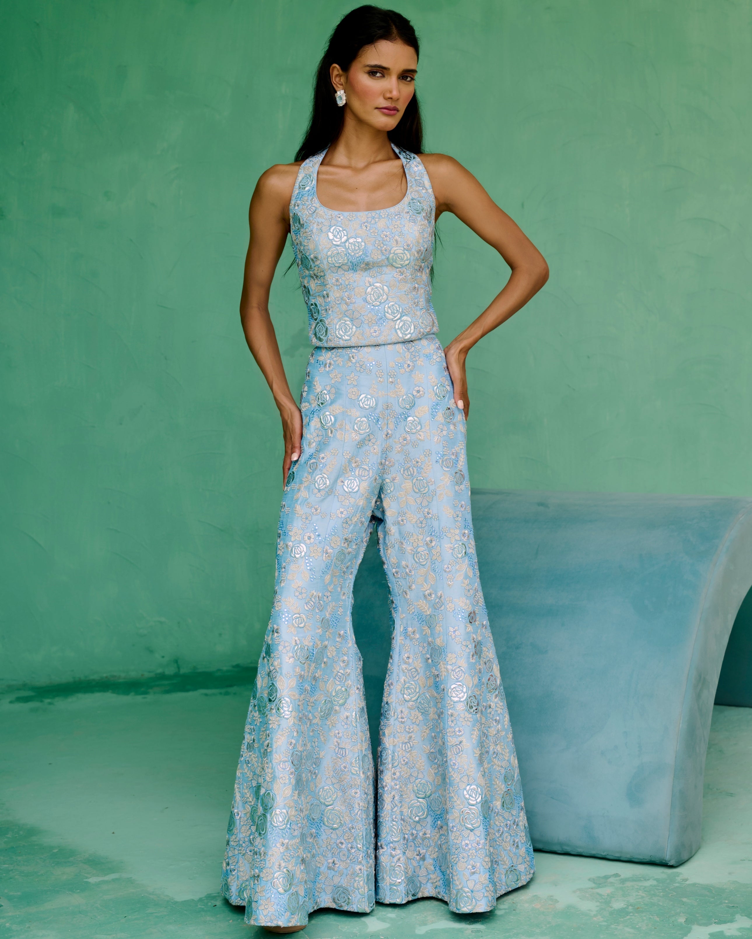 Mahin Flared Pants Set