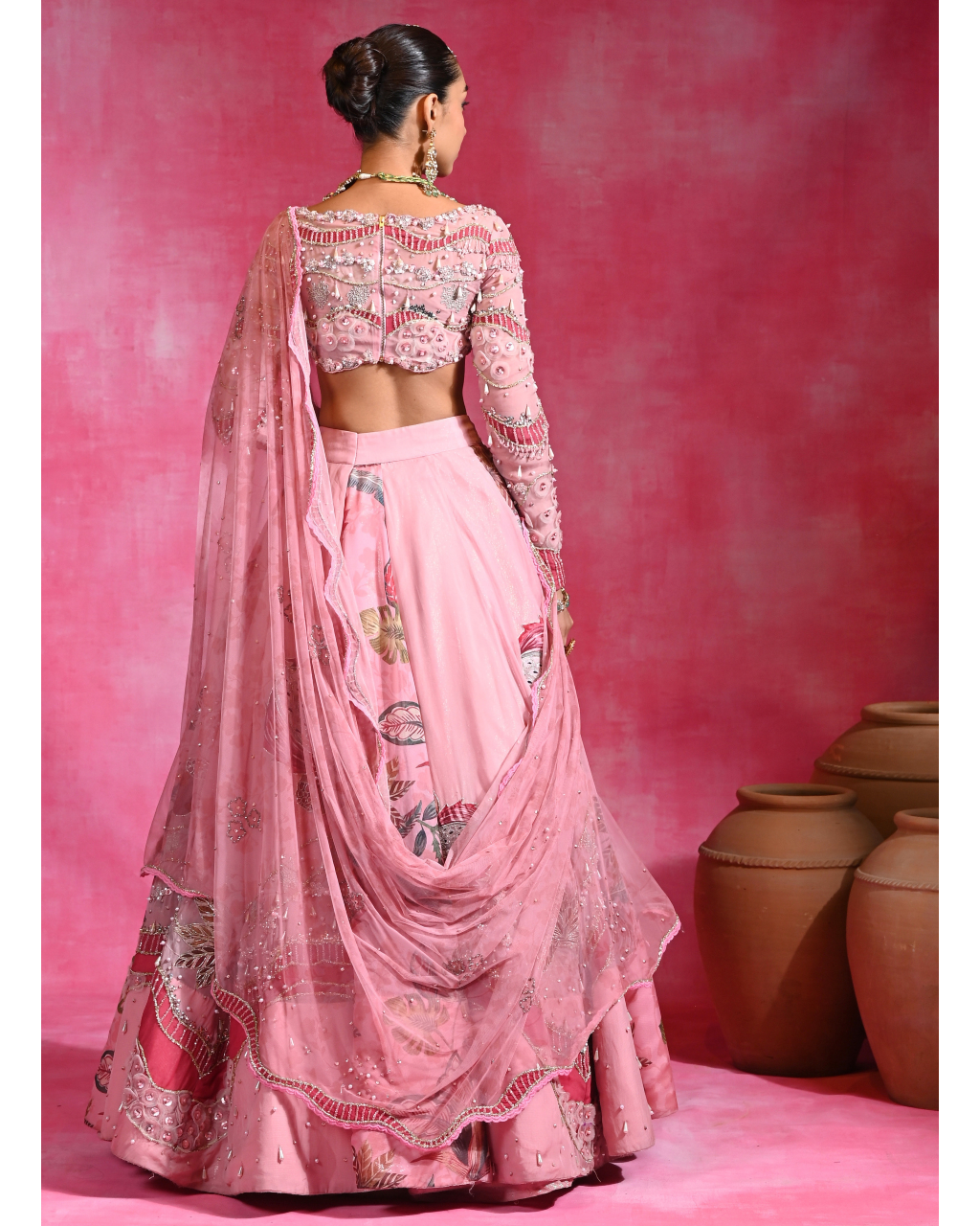 Gulabi Maharani Lehenga Set