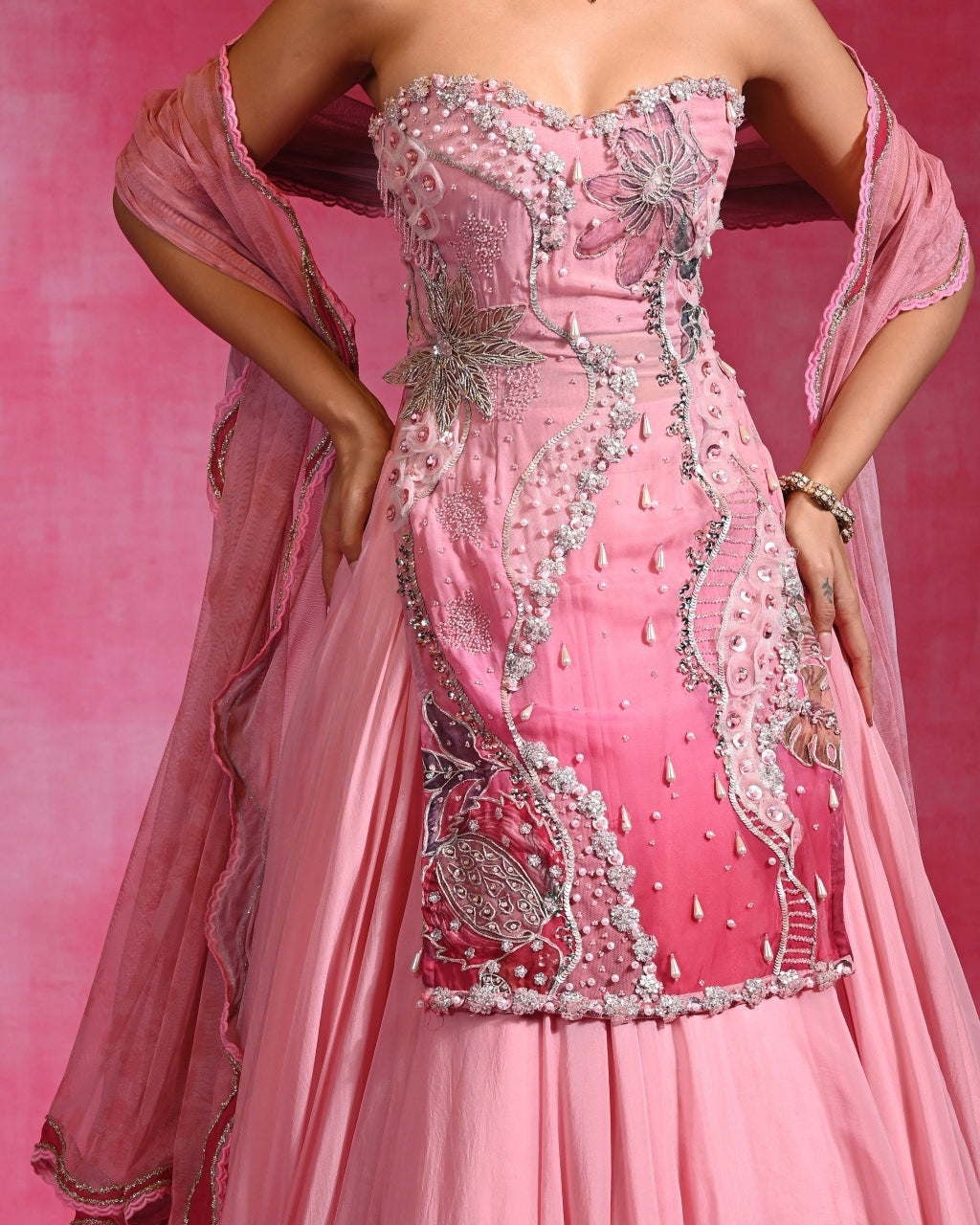 Gulabi Sitara Set