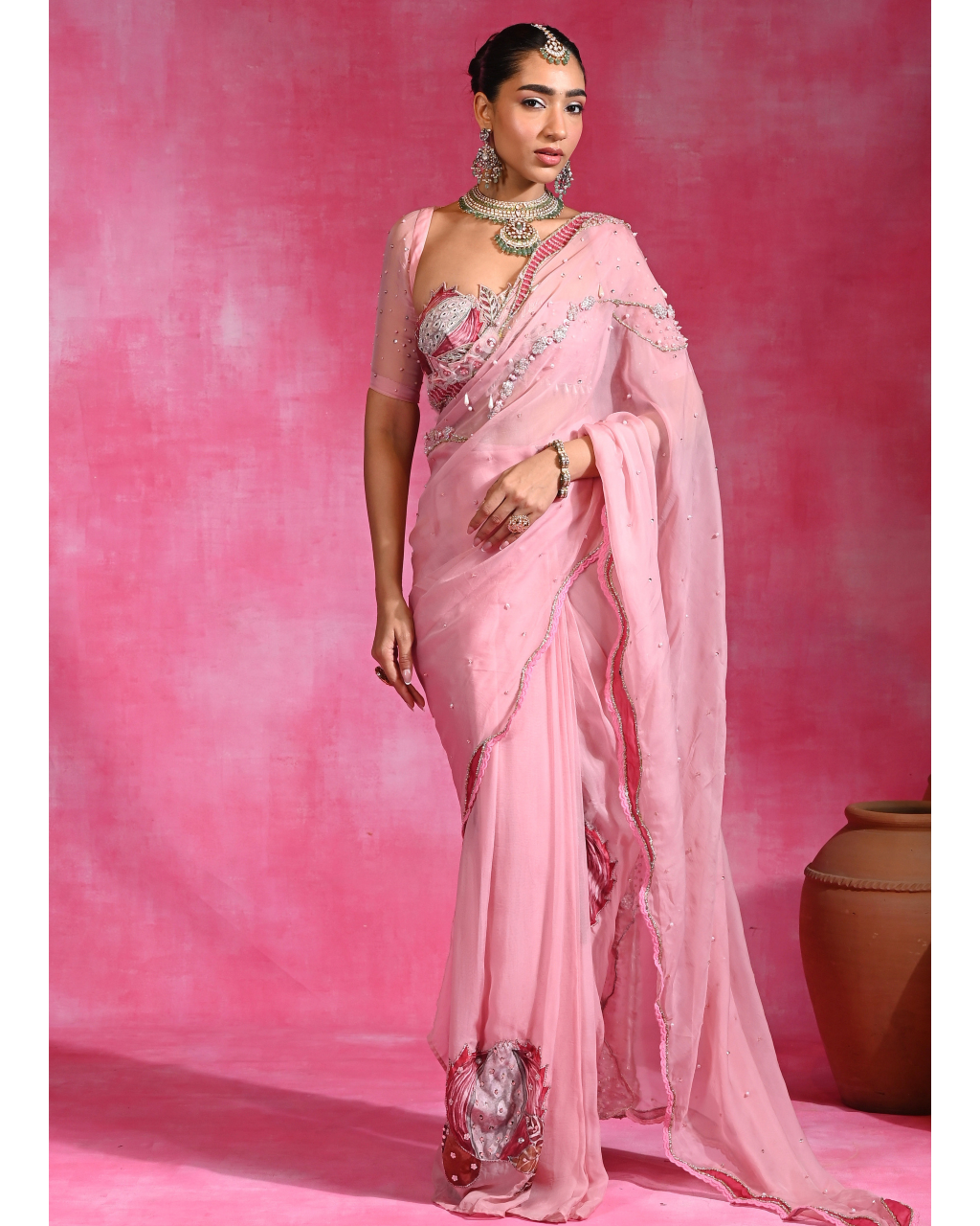 Baharra Sari Set