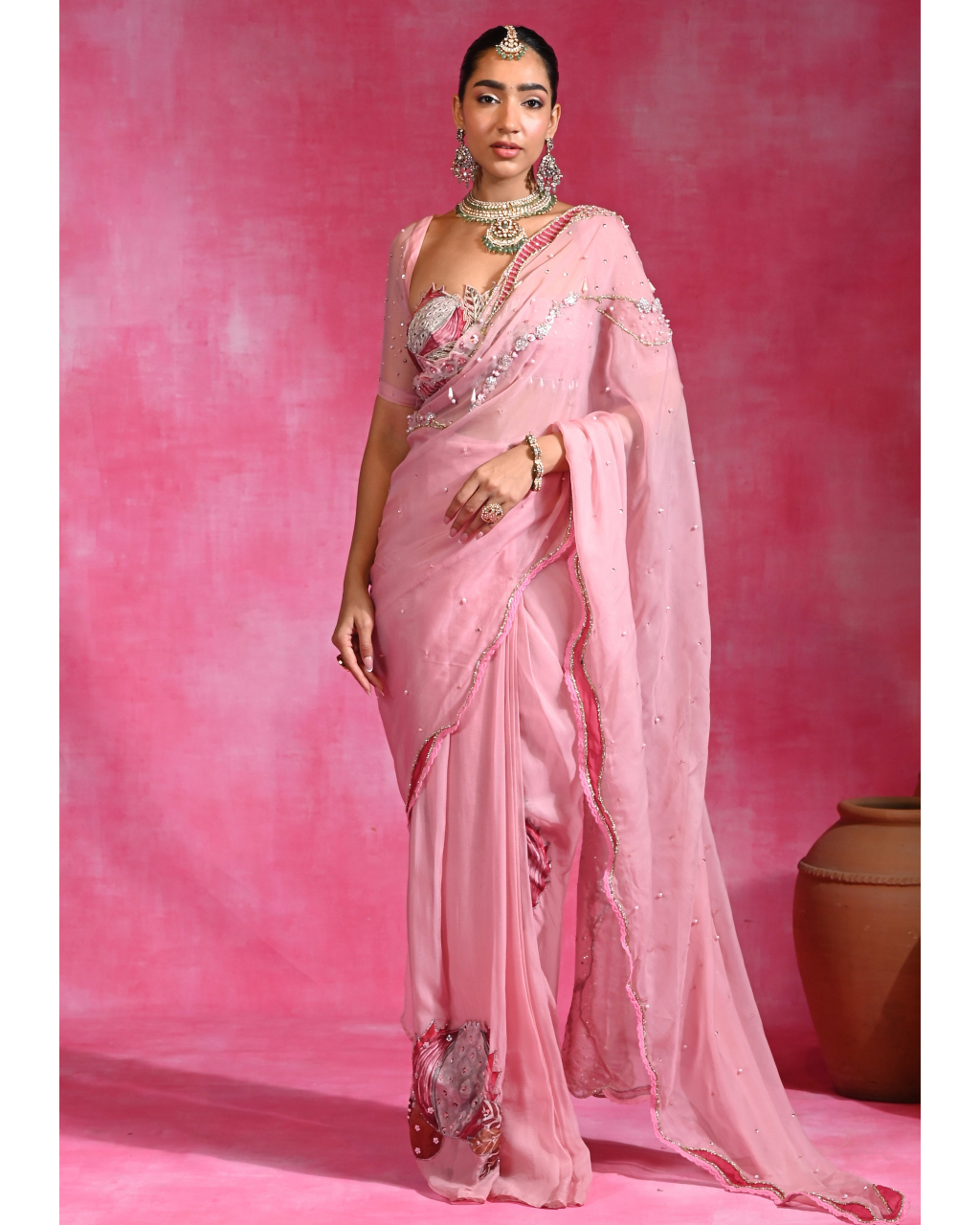Baharra Sari Set
