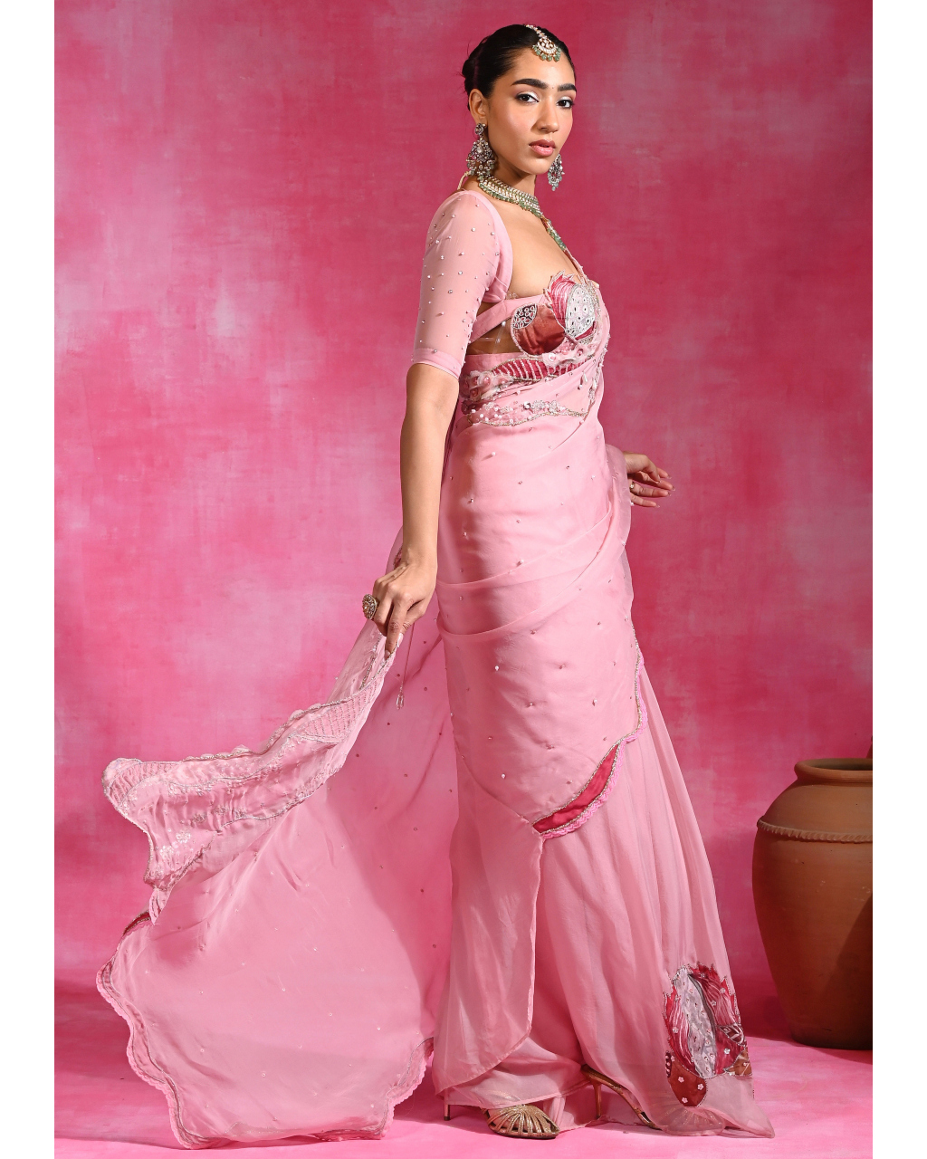 Baharra Sari Set