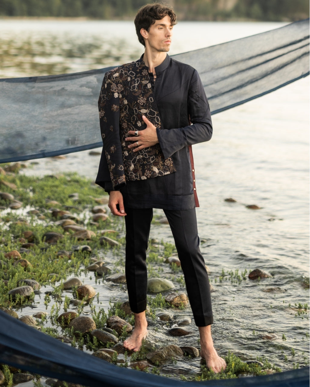 Midnight Canyon Short Jacket Set