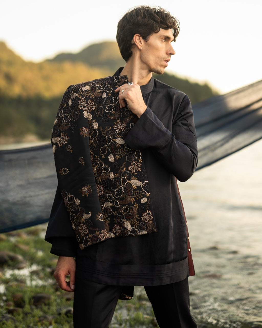 Midnight Canyon Short Jacket Set