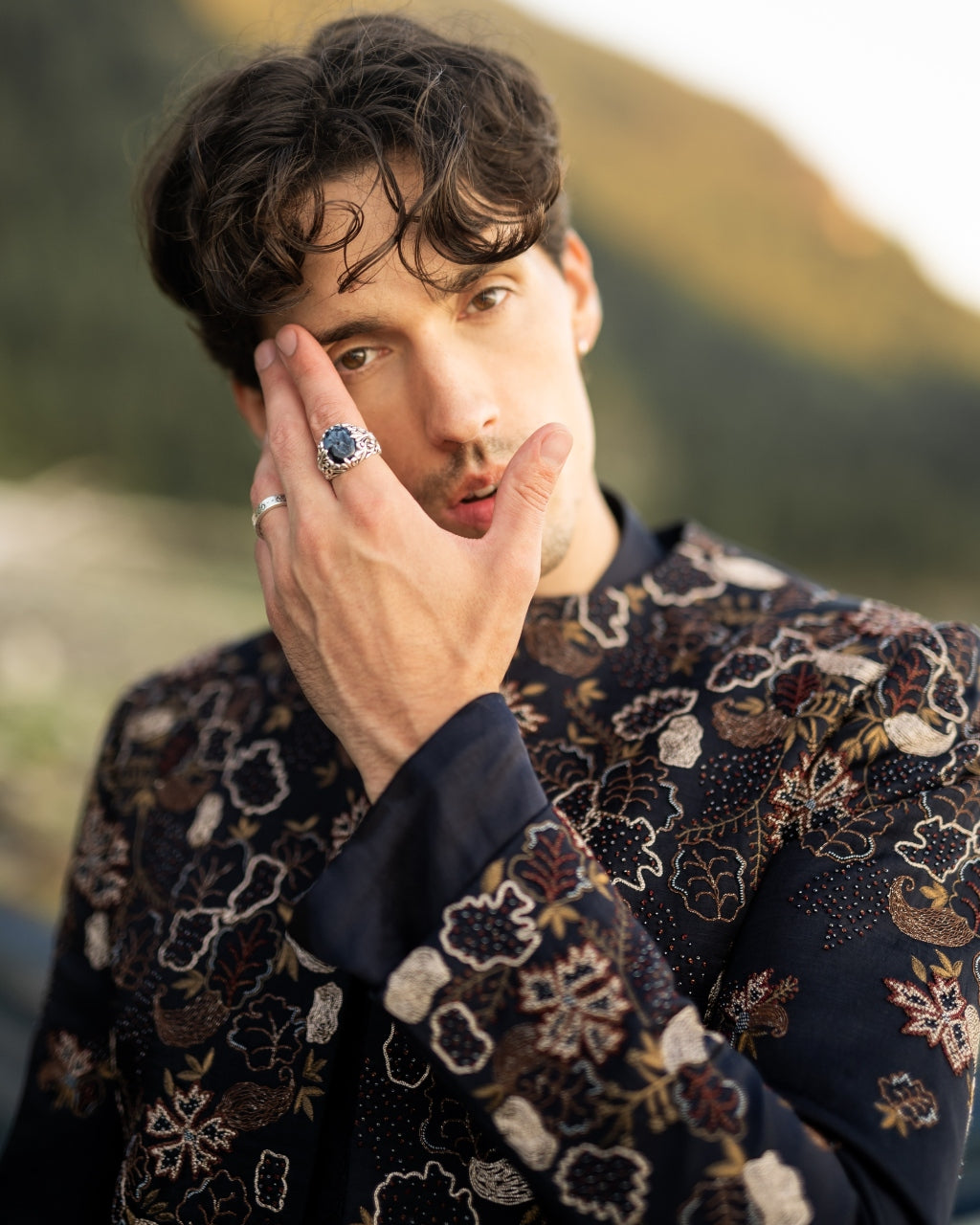 Midnight Canyon Short Jacket Set