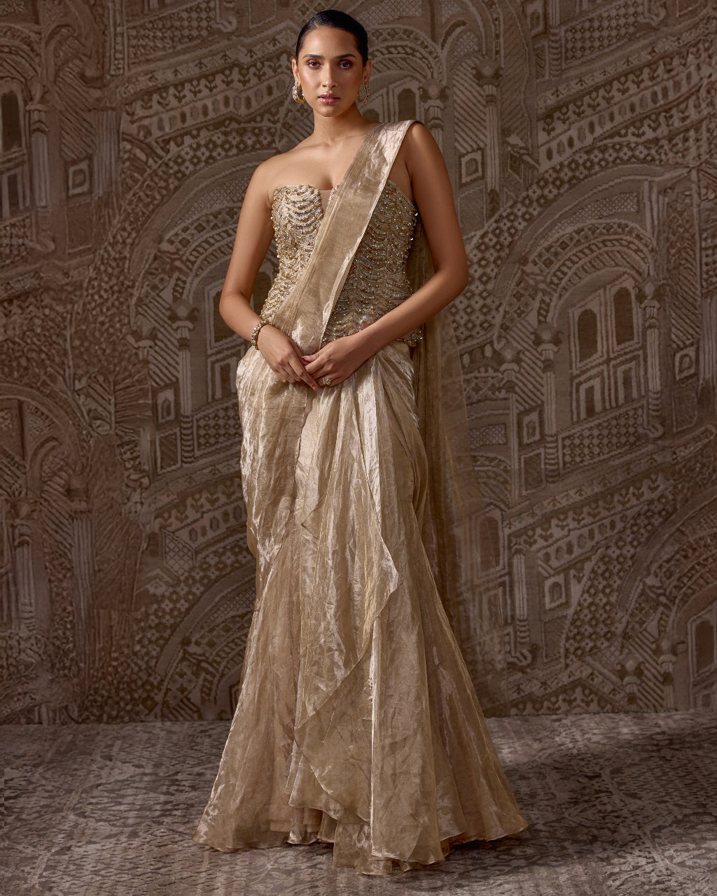 The Golden Era Sari Set