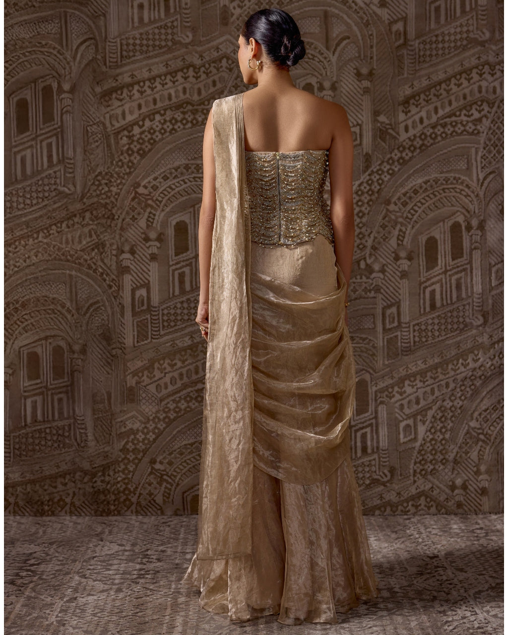 The Golden Era Sari Set