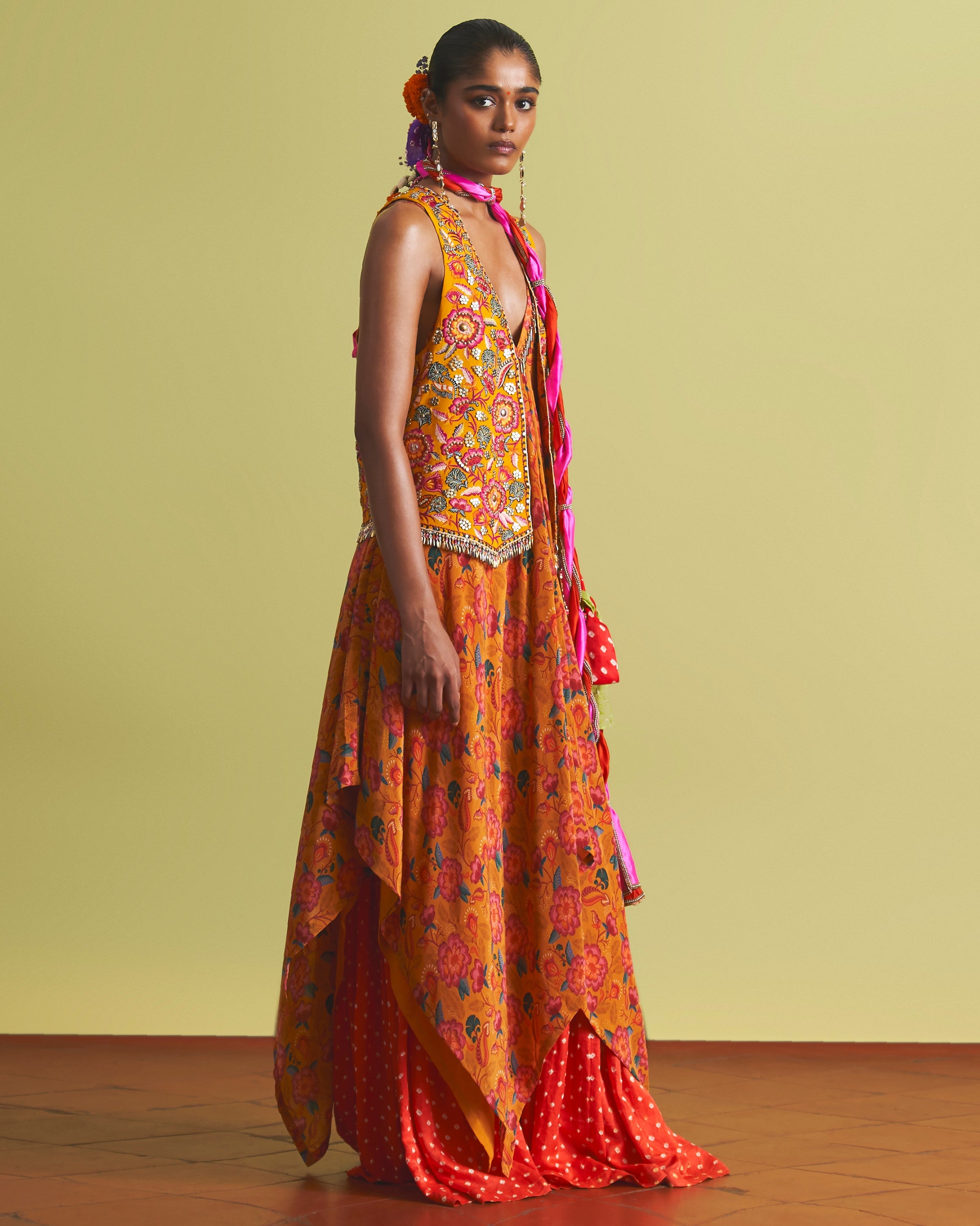 Mehrunisa Gharara Jacket Set