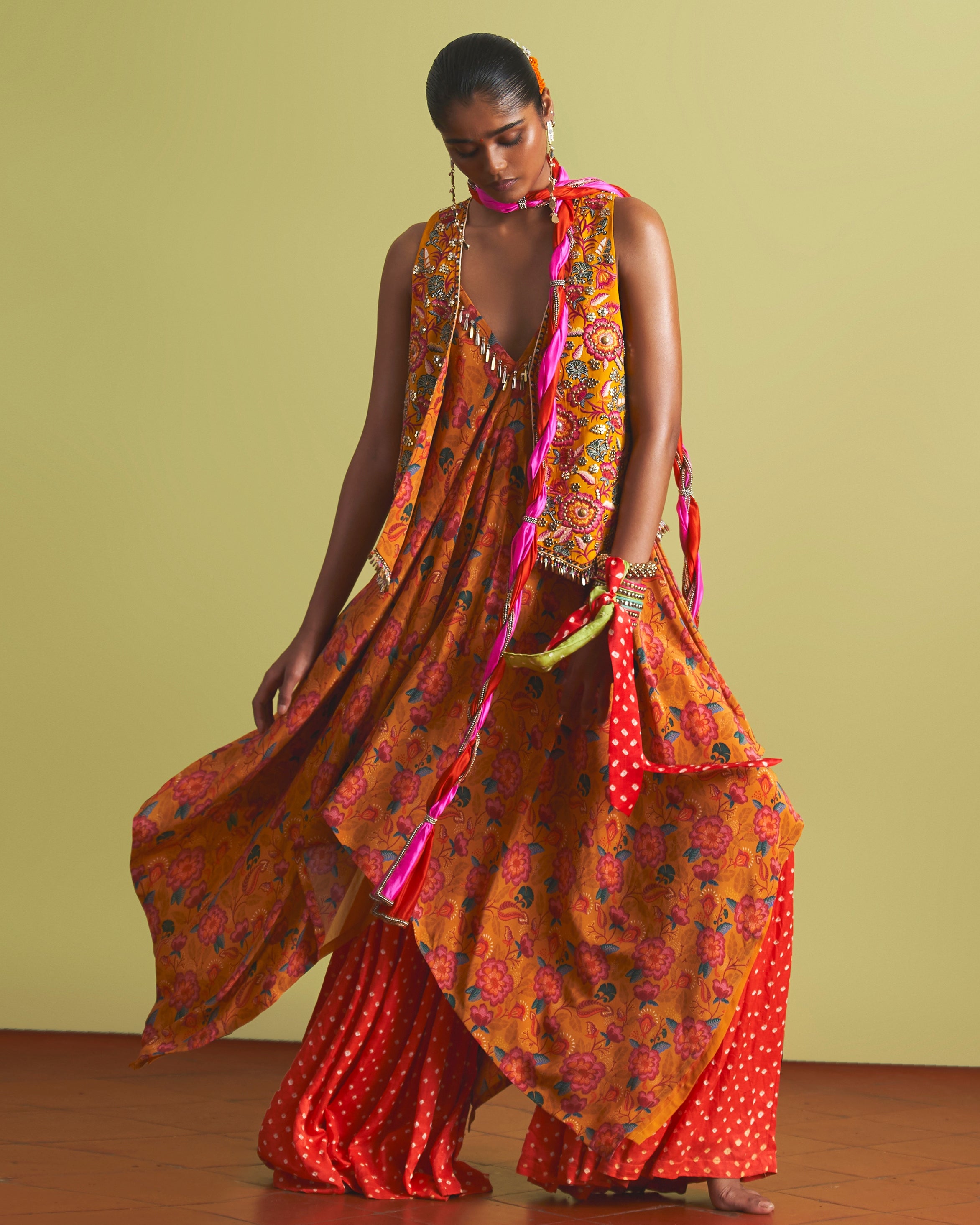 Mehrunisa Gharara Jacket Set