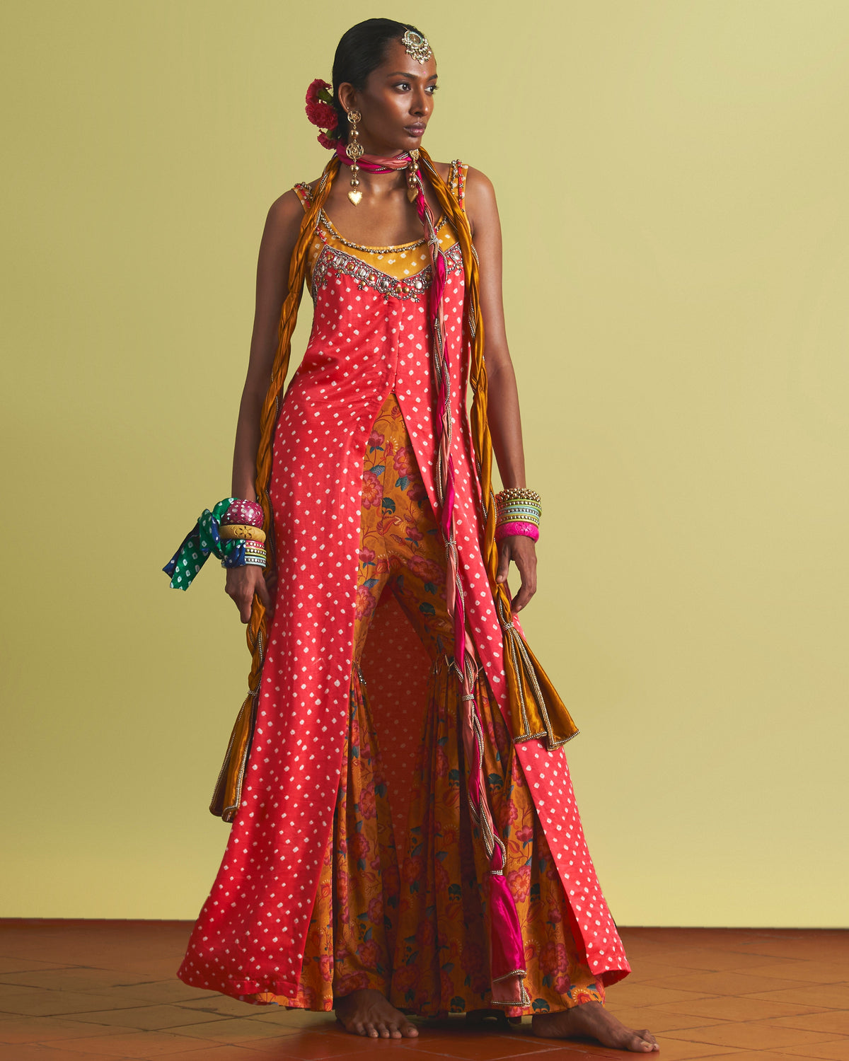 Zainab Gharara Jacket Set