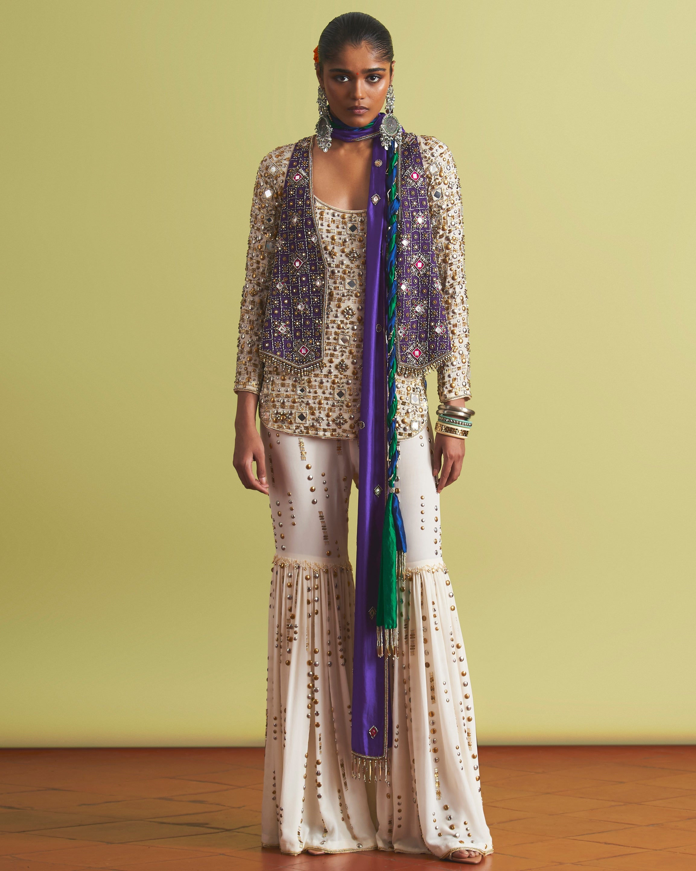 Khushi Gharara Jacket Set