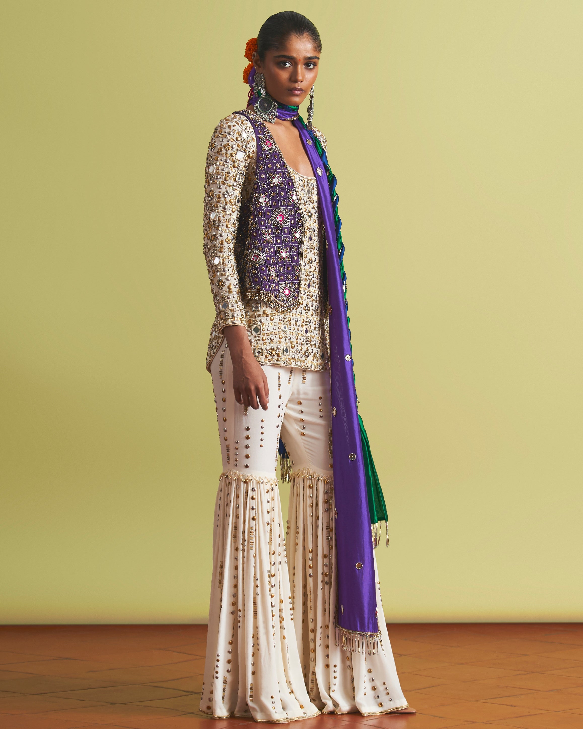 Khushi Gharara Jacket Set