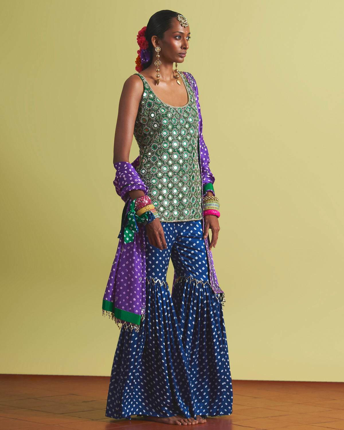 Raima Gharara Jacket Set