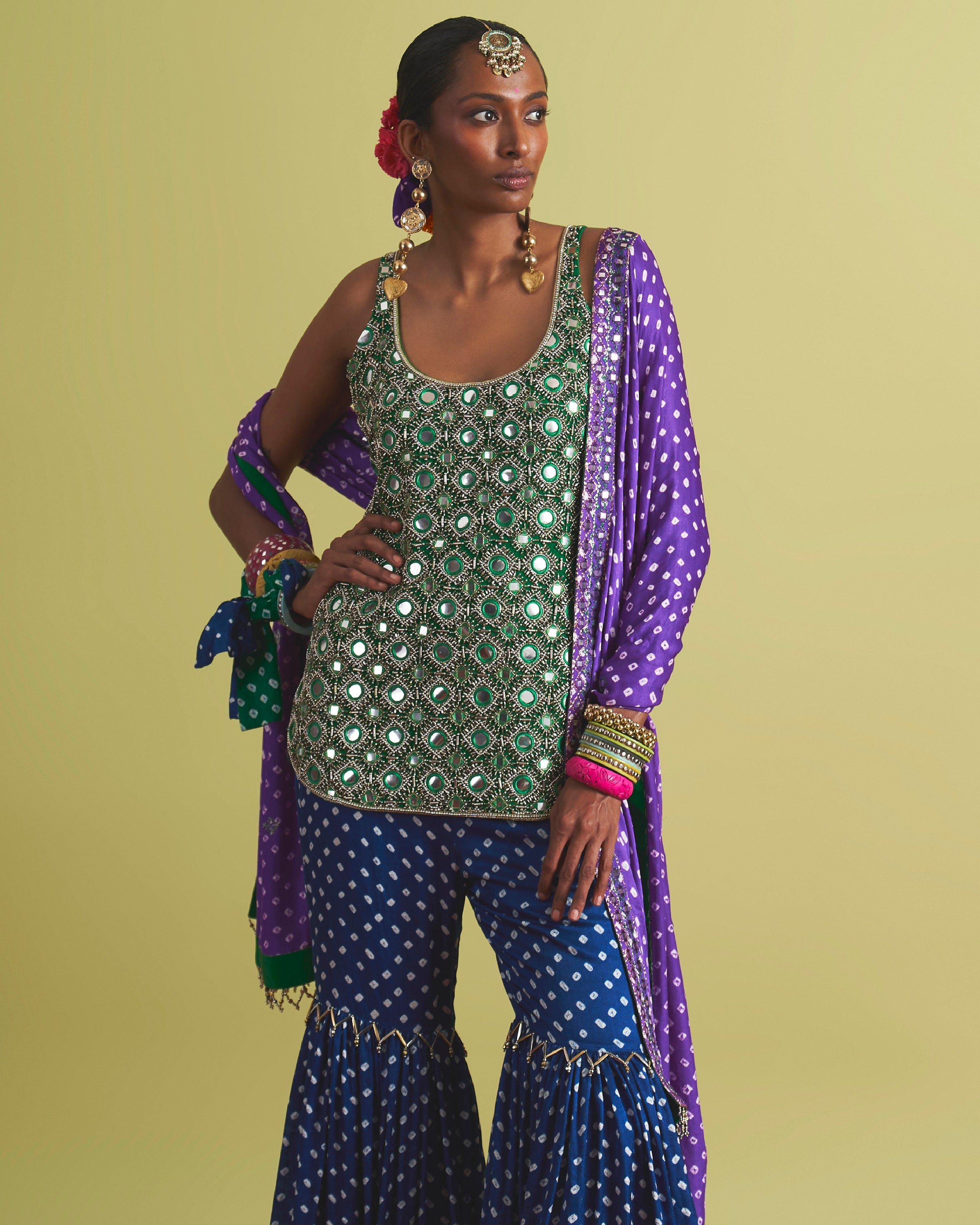 Raima Gharara Jacket Set