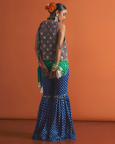 Mahira Gharara Jacket Set