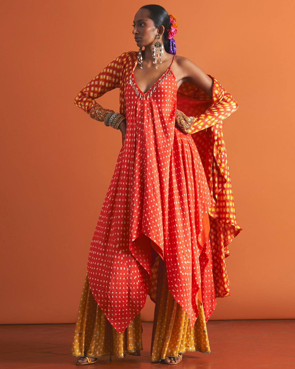 Anjum Gharara Jacket Set