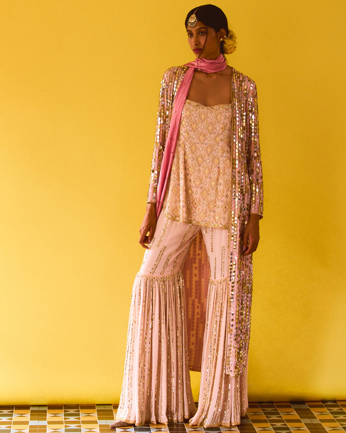 Rukhsar Gharara Jacket Set