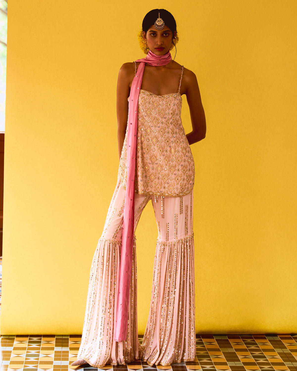 Alia Gharara Jacket Set