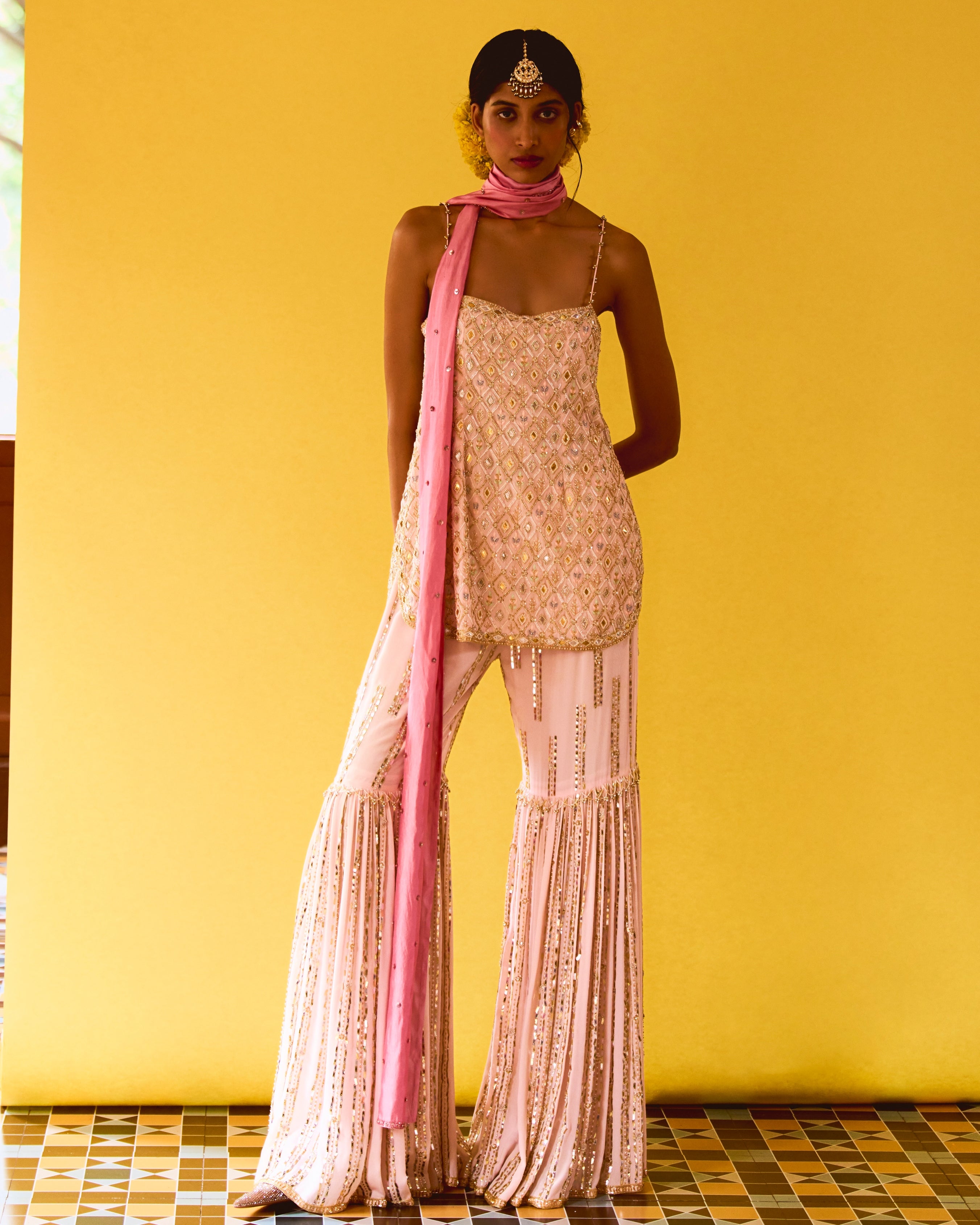 Rukhsar Gharara Jacket Set