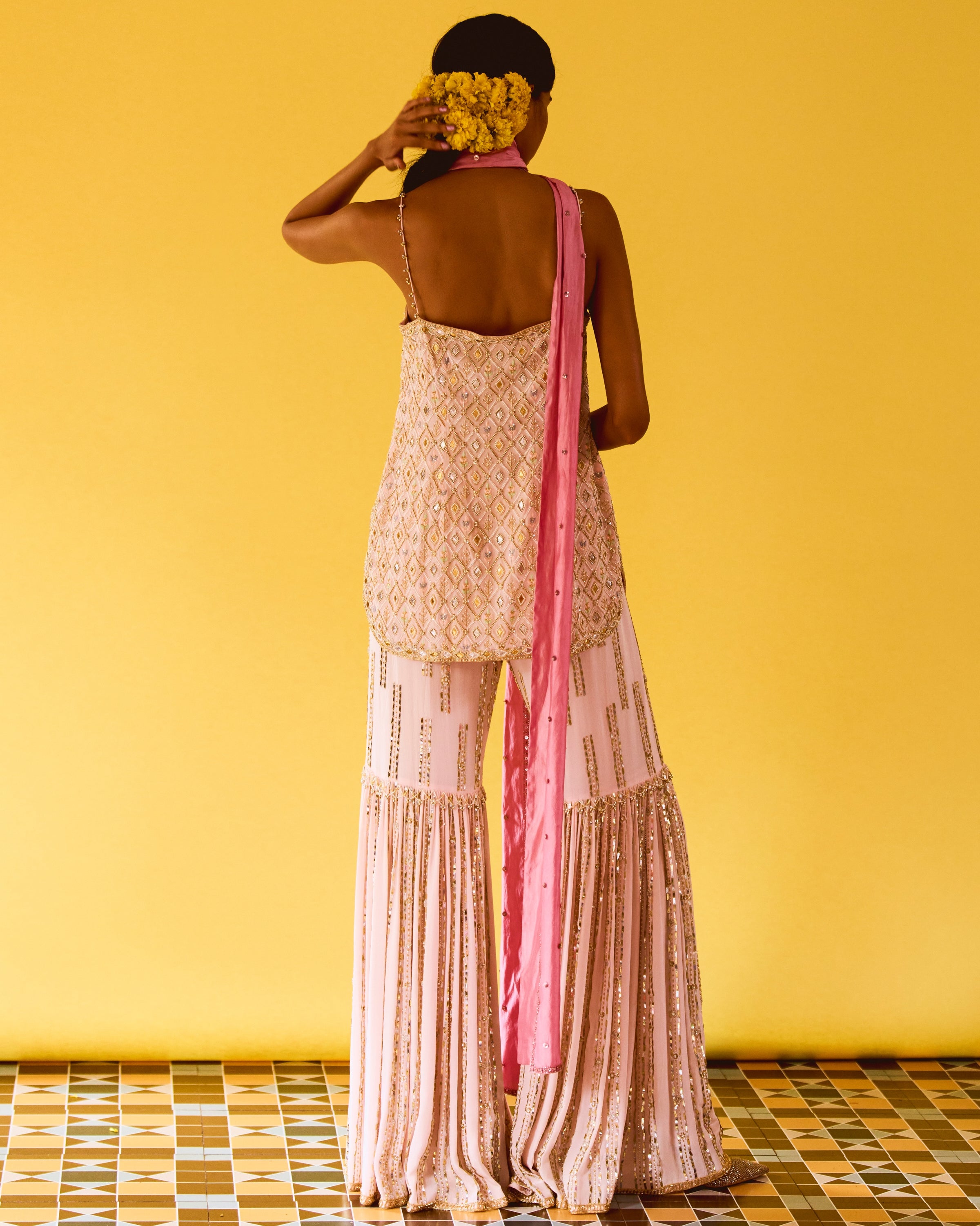 Rukhsar Gharara Jacket Set