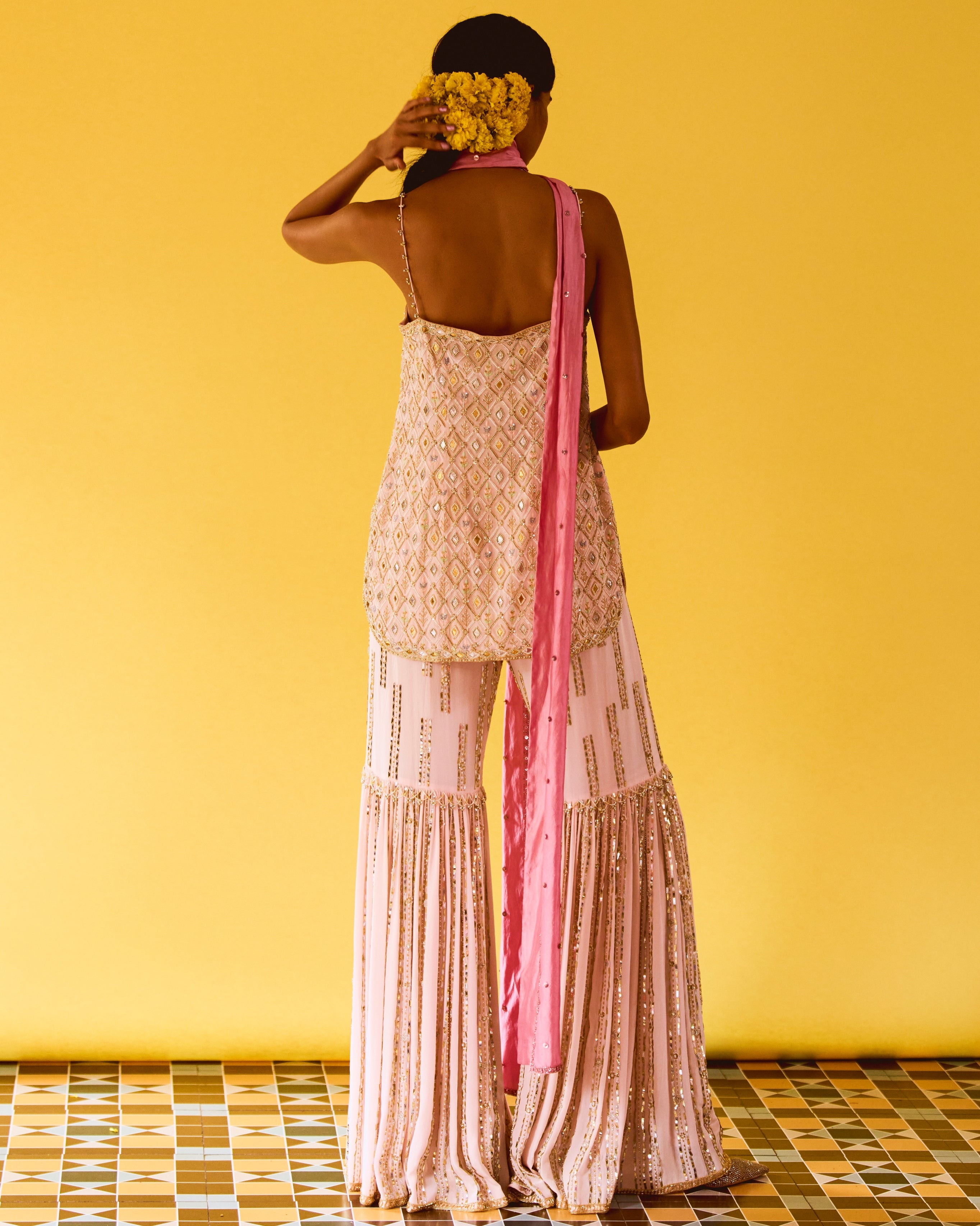 Rukhsar Gharara Jacket Set