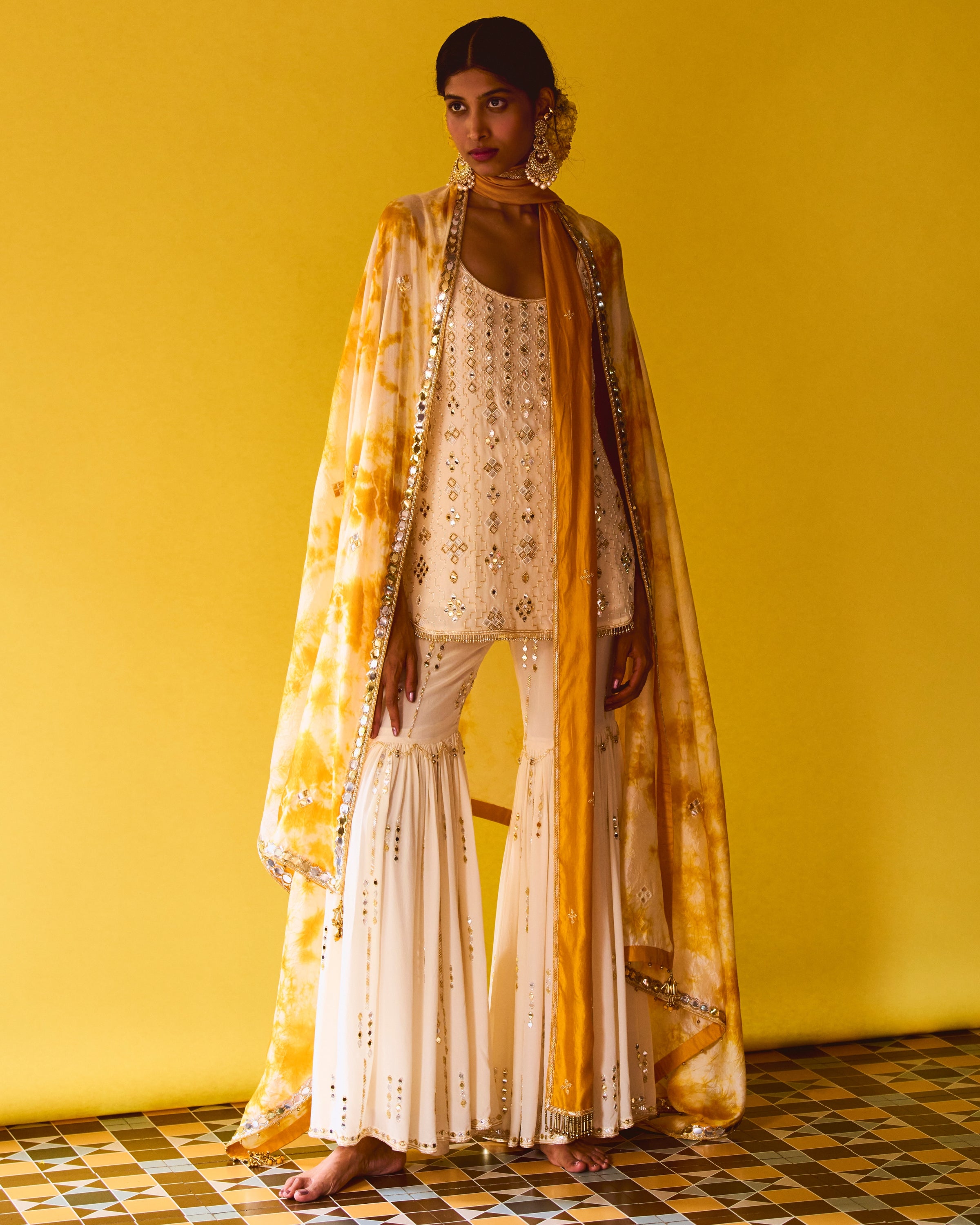 Zehra Gharara Jacket Set