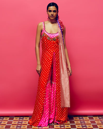 Ishani Gharara Jacket Set