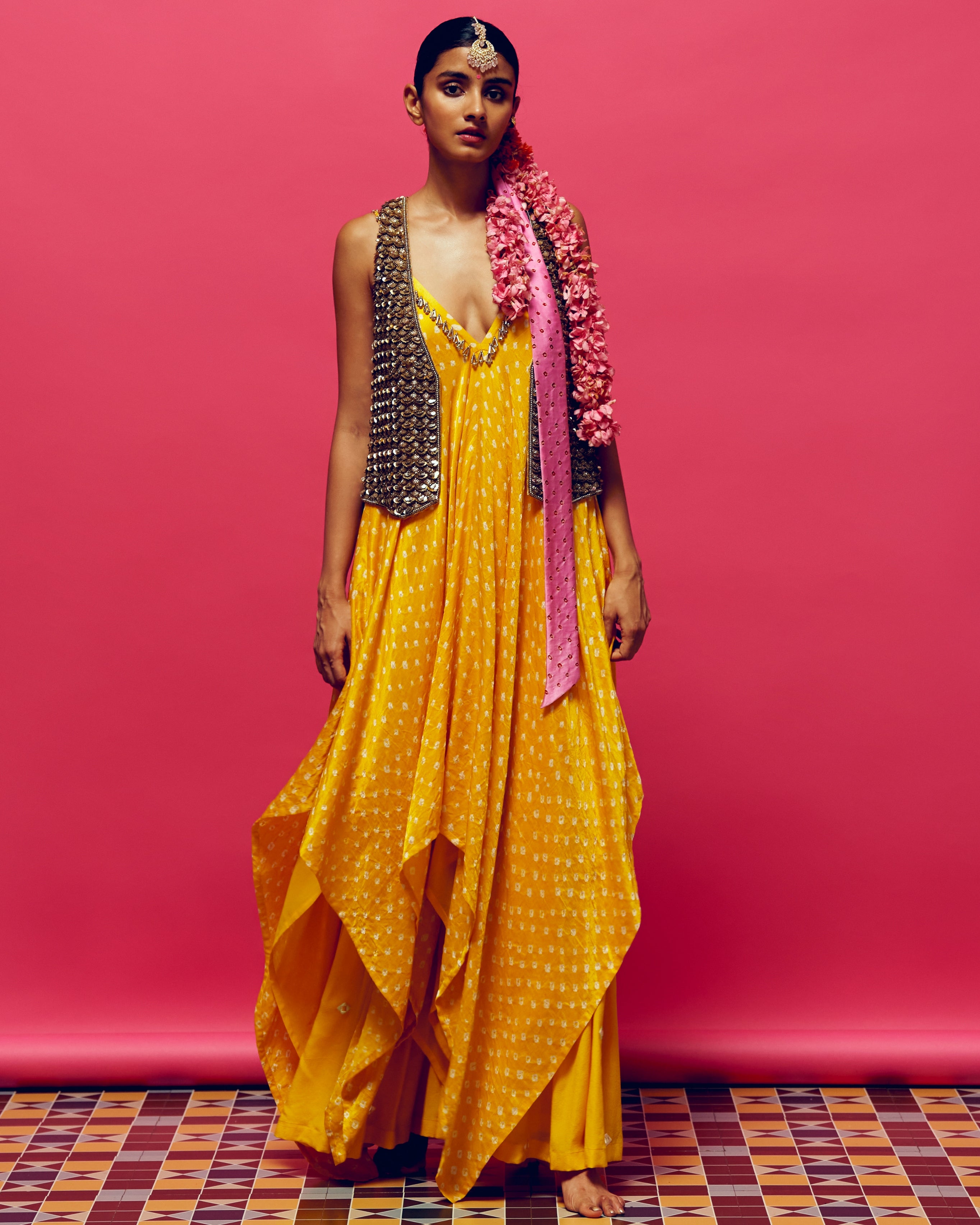 Tara Gharara Jacket Set