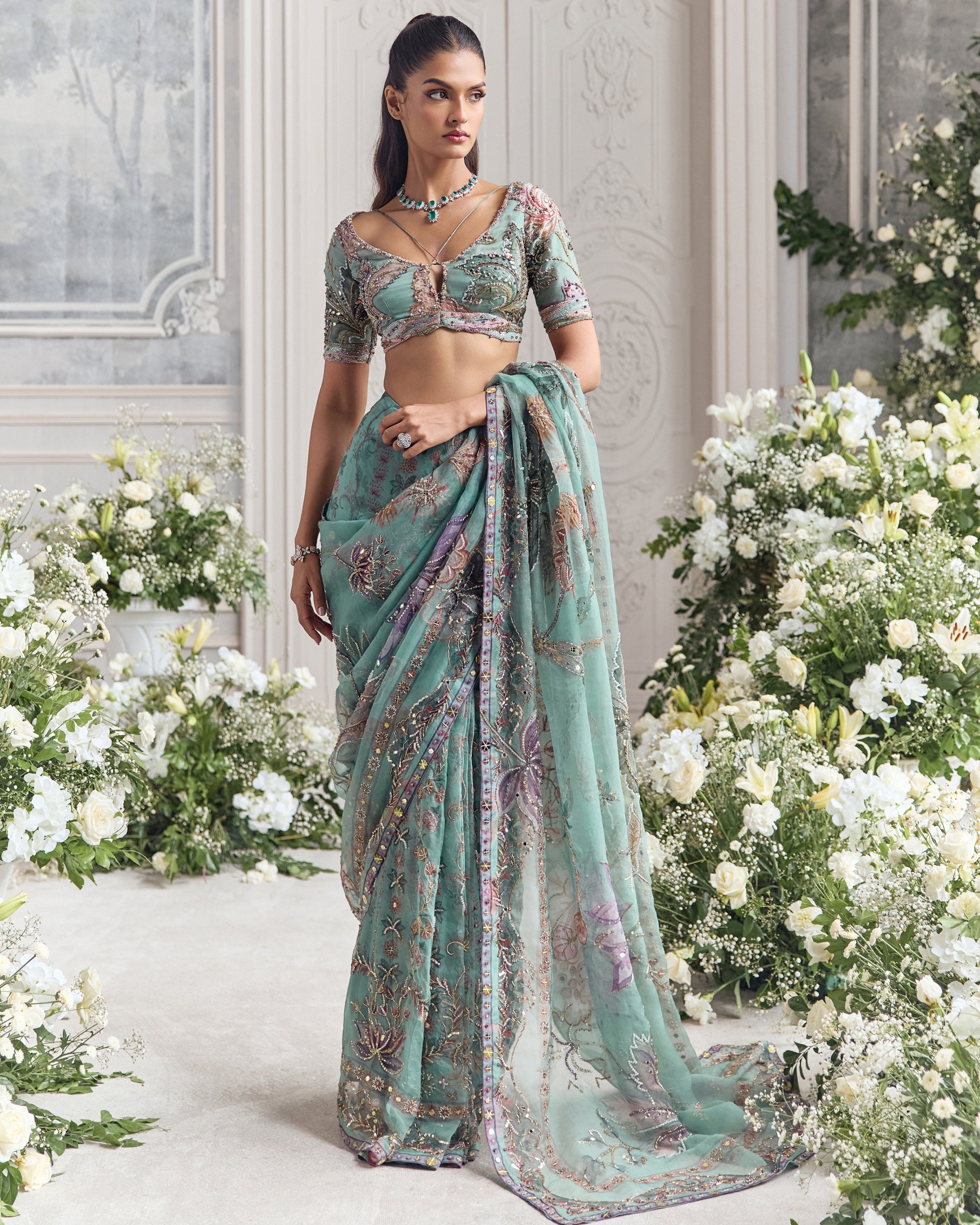 Uzma Sari Set
