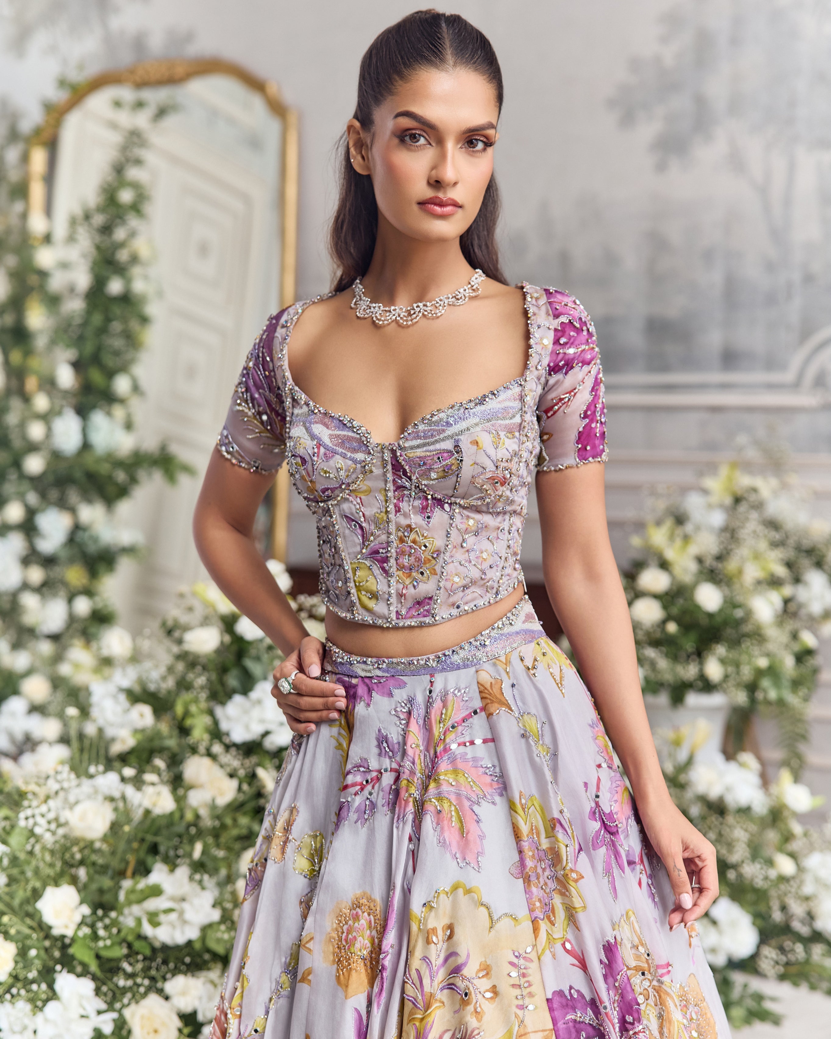 Wafiya Lehenga Set