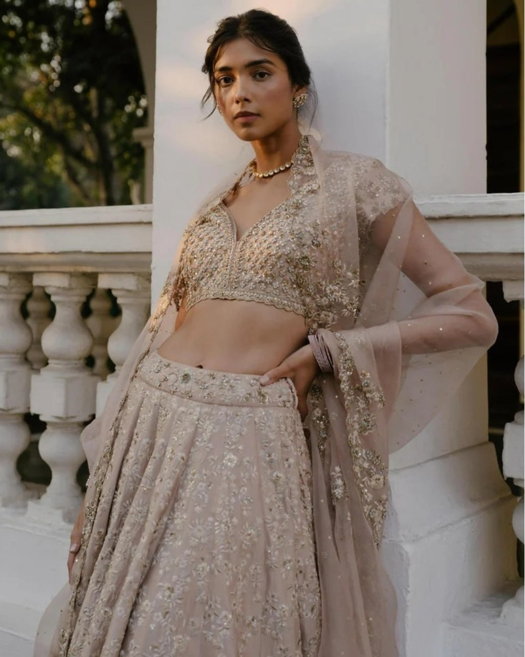 Resham & Dabka Work Lehenga