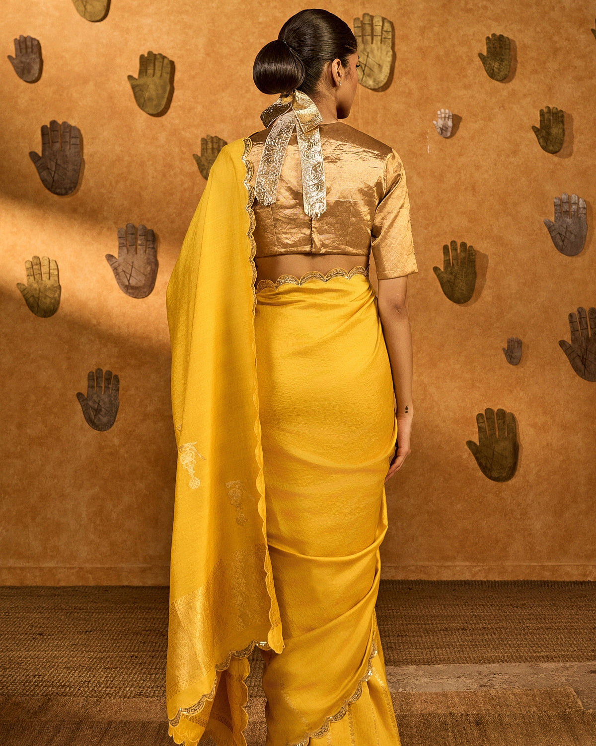 Yellow Bird Tales Sari