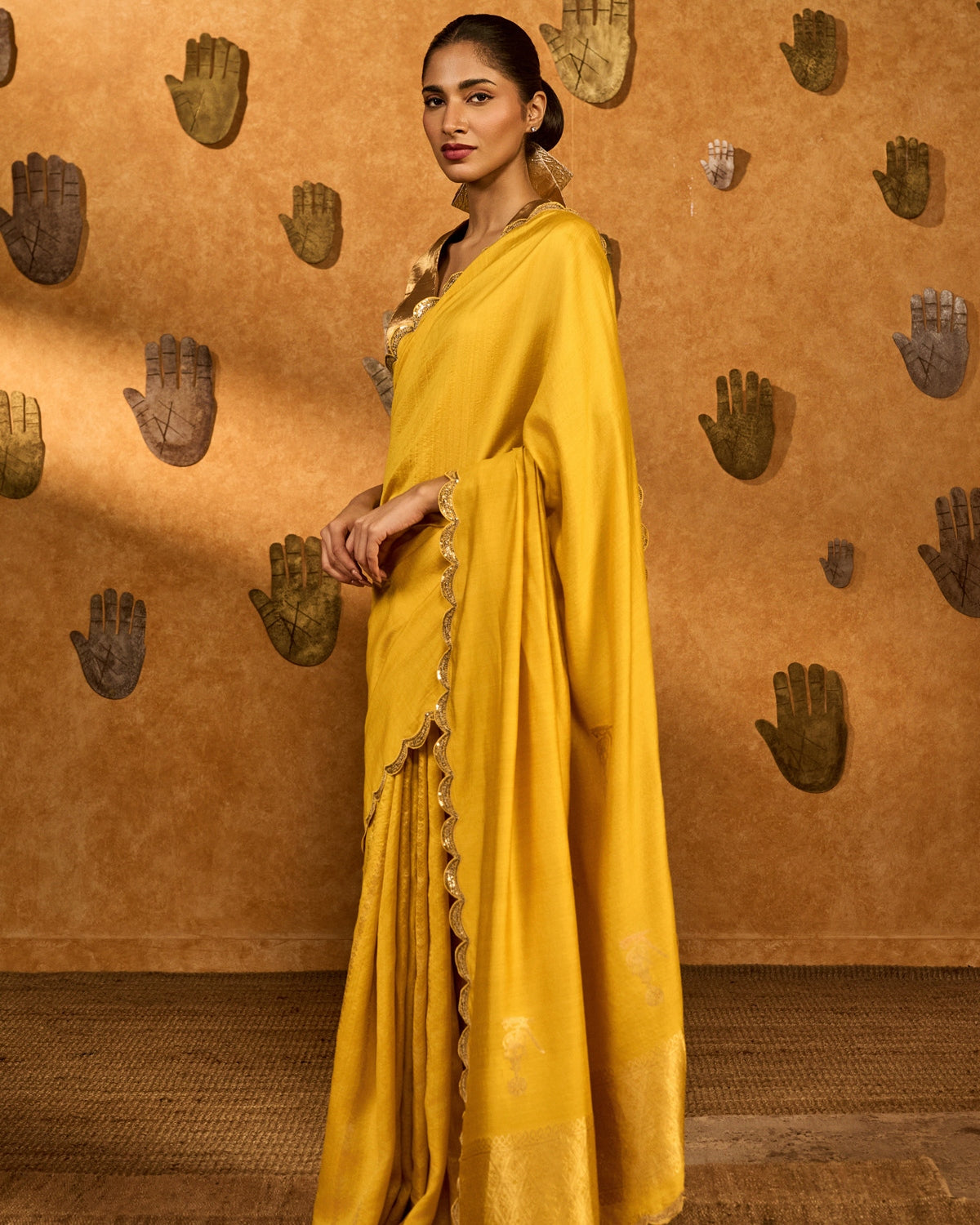 Yellow Bird Tales Sari
